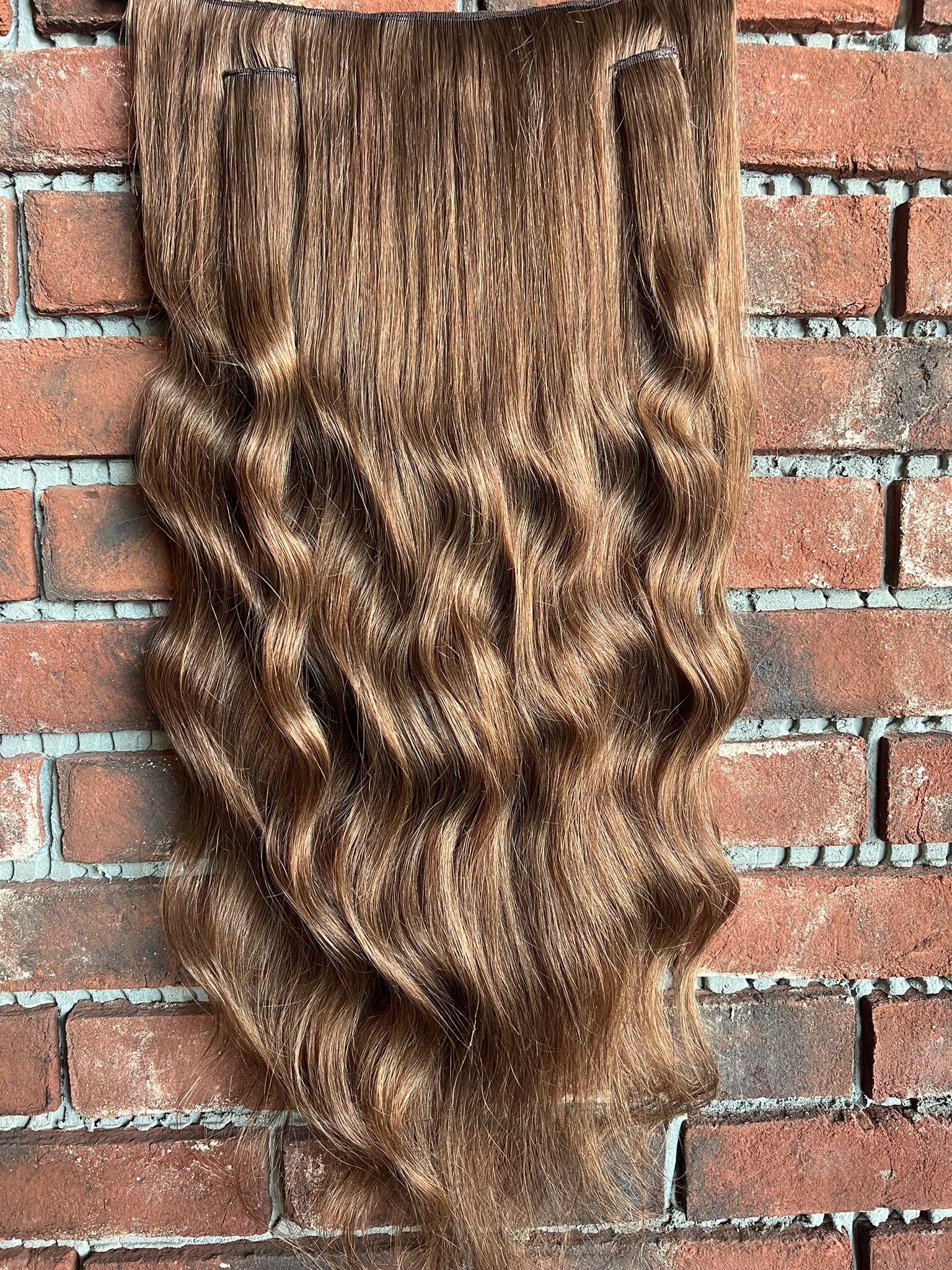 U Part Peruk yarımay çıtçıt Gerçek Saç