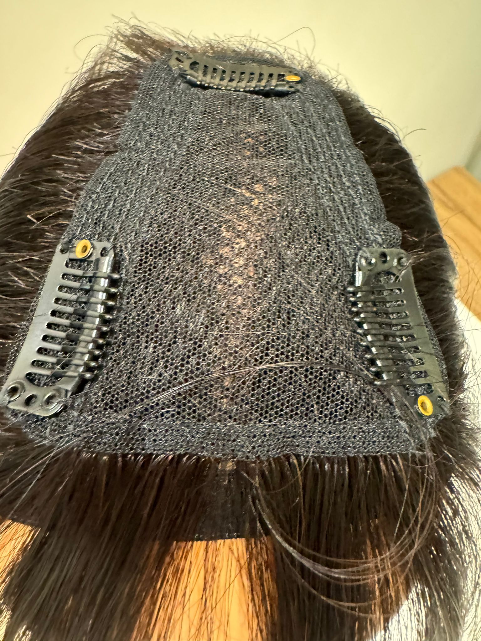 Tül  Tepelik Tepe kısmı özel Hava alır tepe Gerçek saçtan özel üretim 26