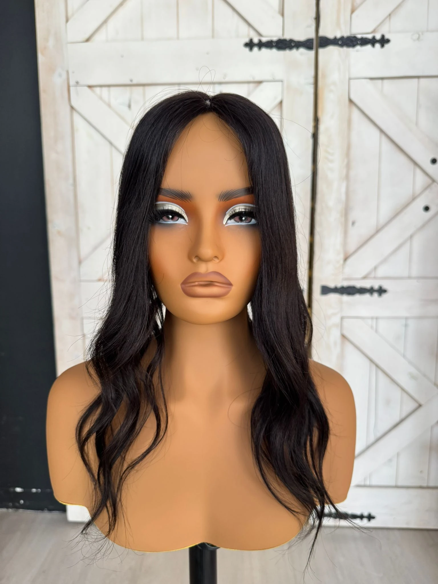 Baby İpek Taban Tepelik 13x14 cm geniş taban 60cm 100gr Doğal ton