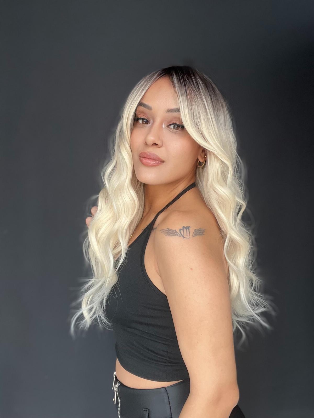 Gerçek Saç dokusunda Fiber Medikal peruk