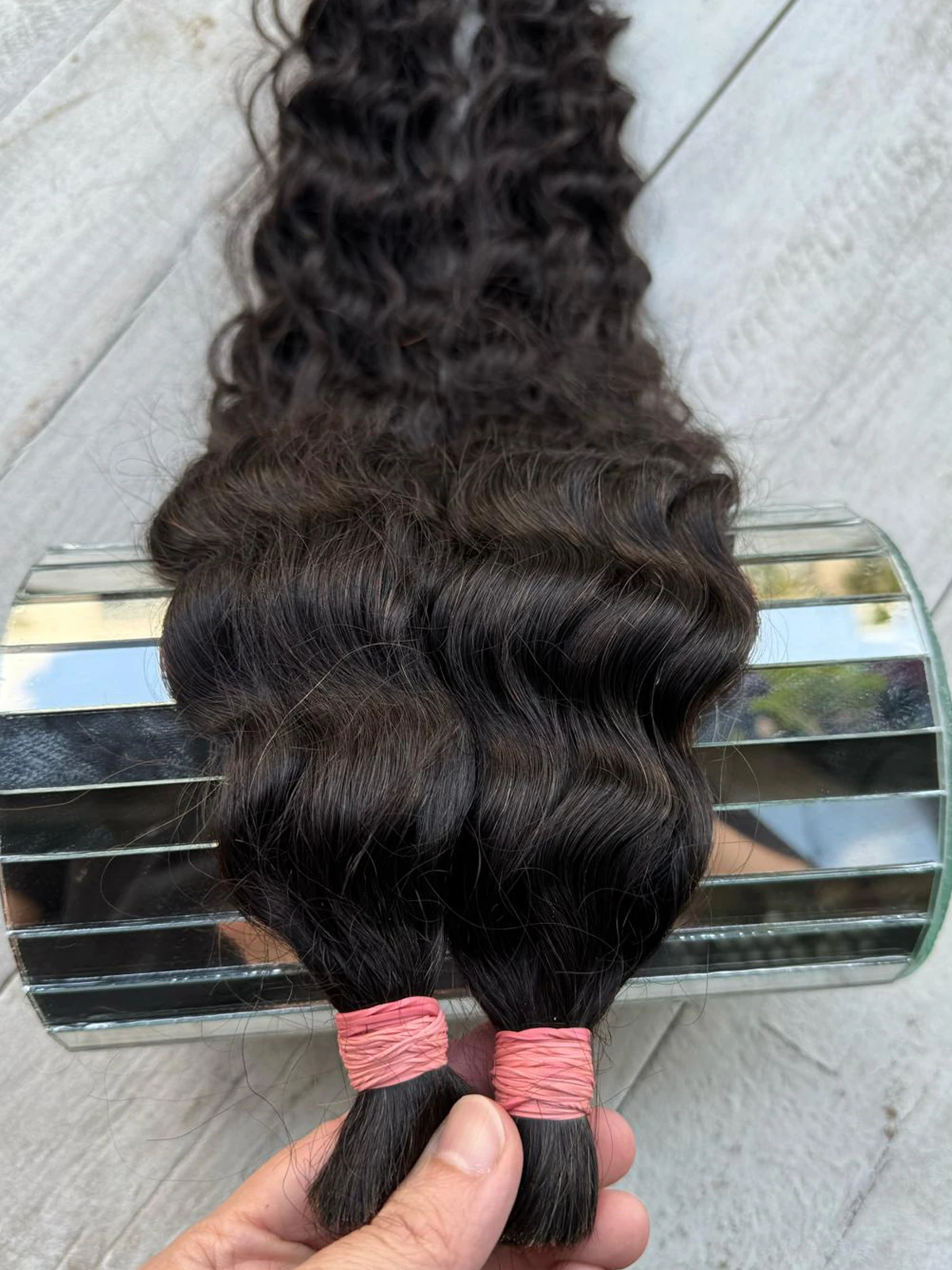 Yıka Çık Doğal Su dalgasına sahip orjinal saç 200 gram için geçerli ilan