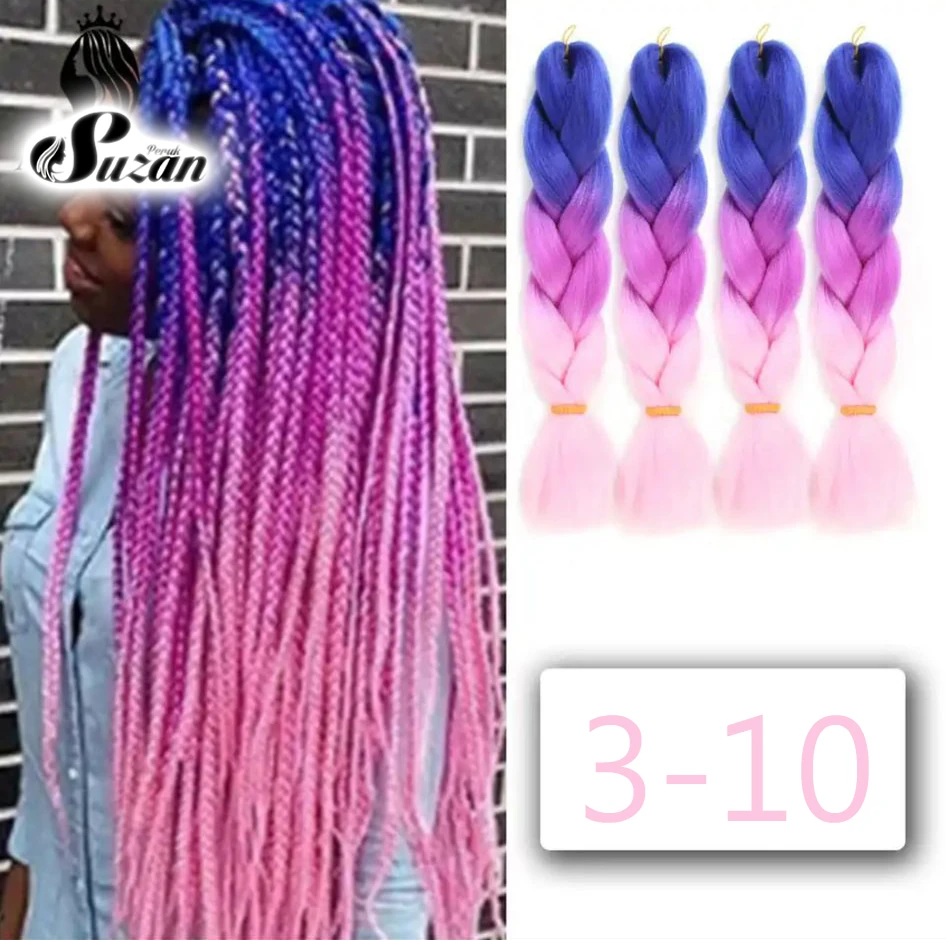 Afrika Örgüsü Ve Rasta İçin Sentetik Ombreli