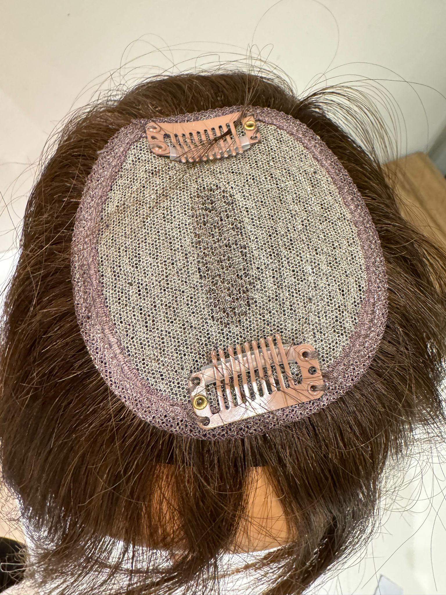 Tül  Tepelik Tepe kısmı özel Hava alır tepe Gerçek saçtan özel üretim 23