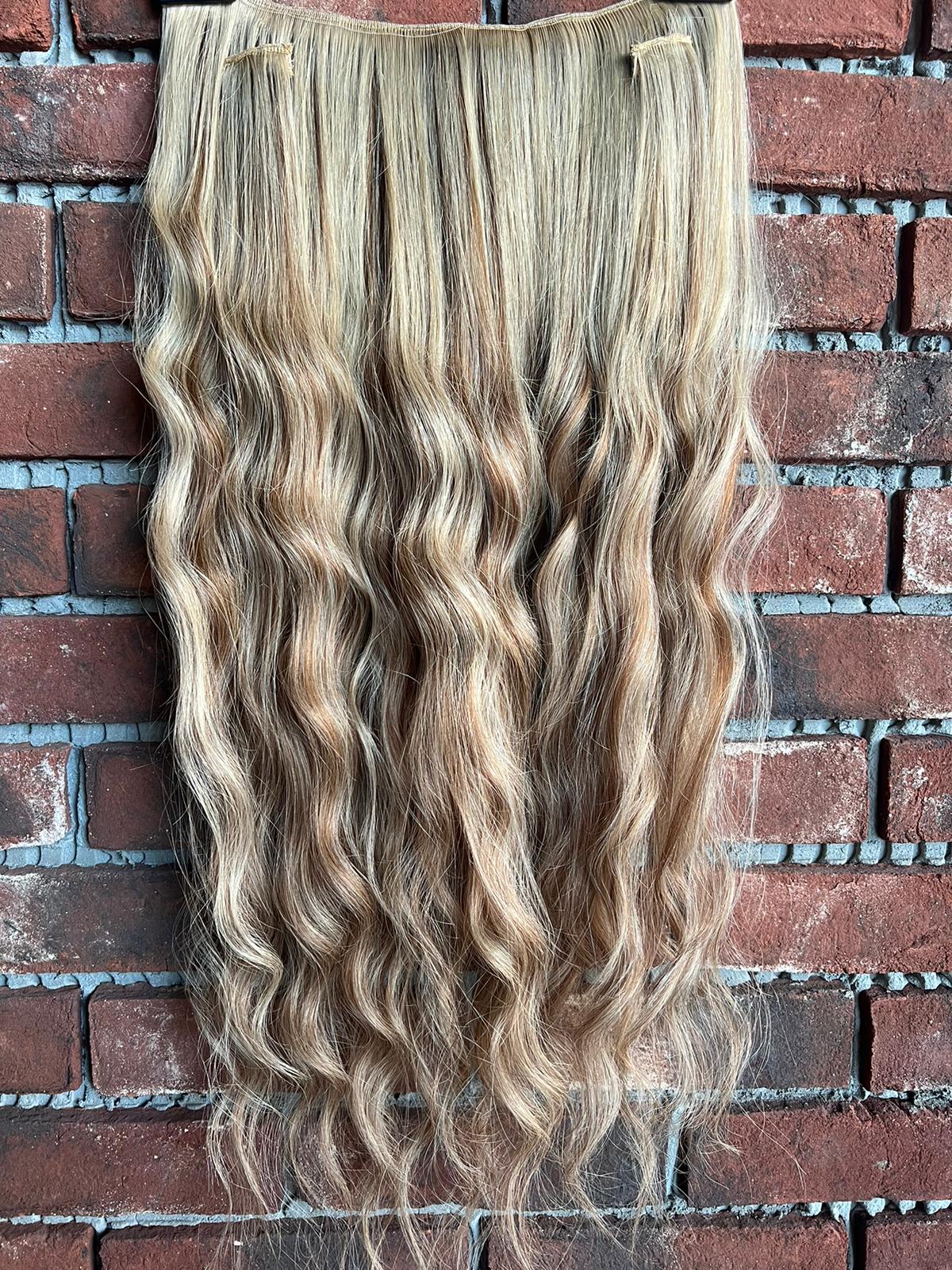 U Part Peruk yarımay çıtçıt Gerçek Saç