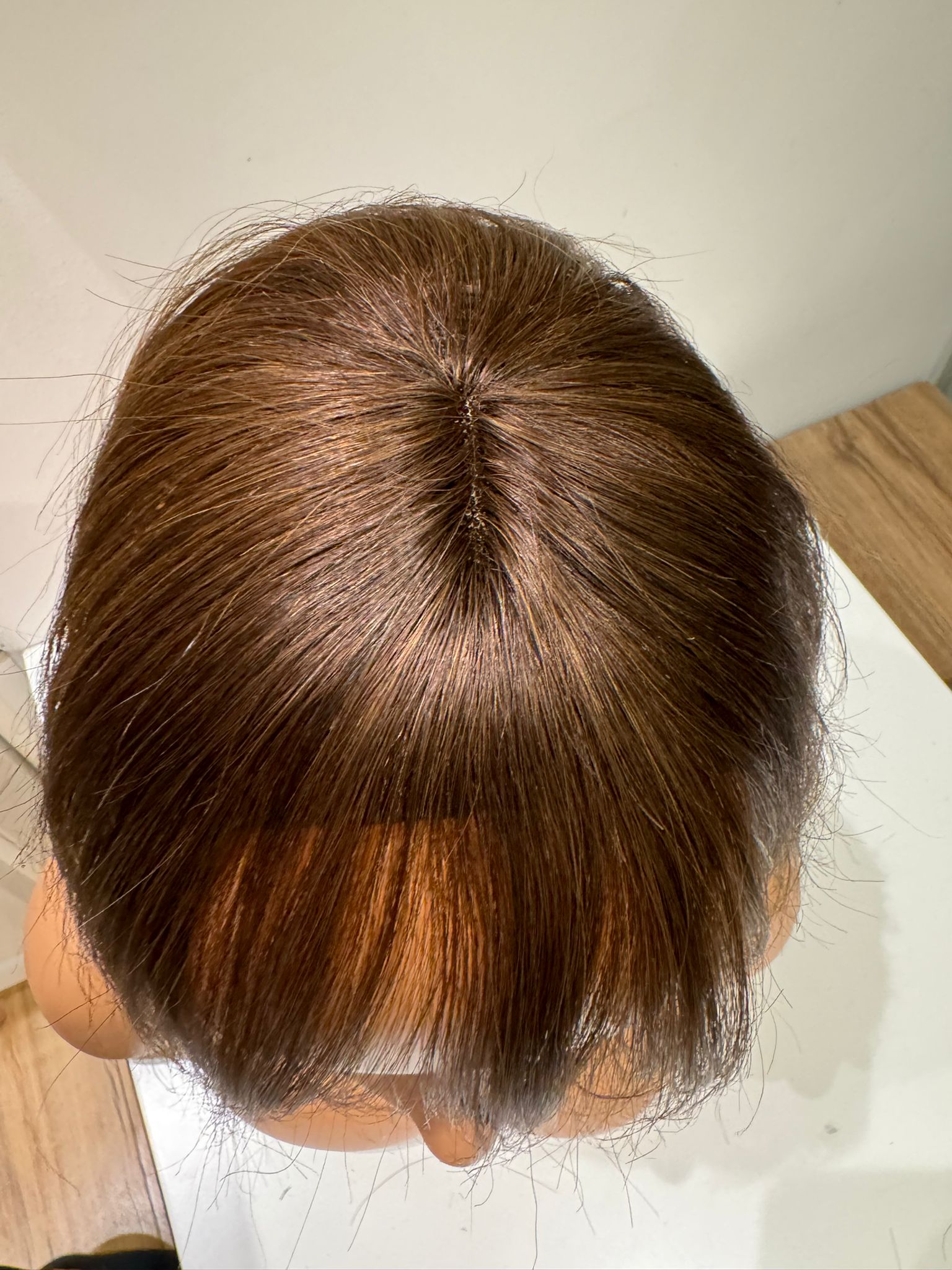 Tül  Tepelik Tepe kısmı özel Hava alır tepe Gerçek saçtan özel üretim 20