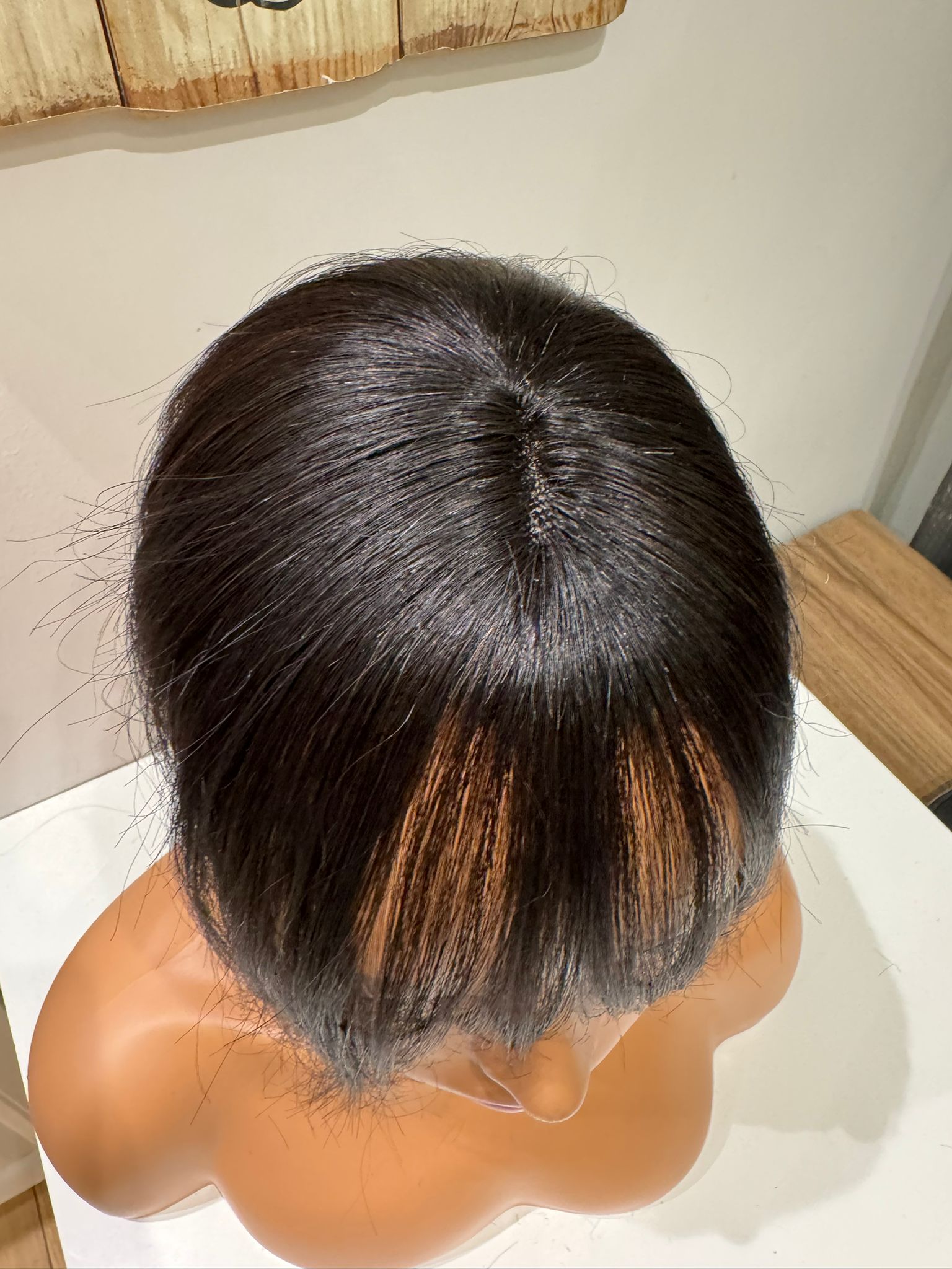 Tül  Tepelik Tepe kısmı özel Hava alır tepe Gerçek saçtan özel üretim  tltepelik3