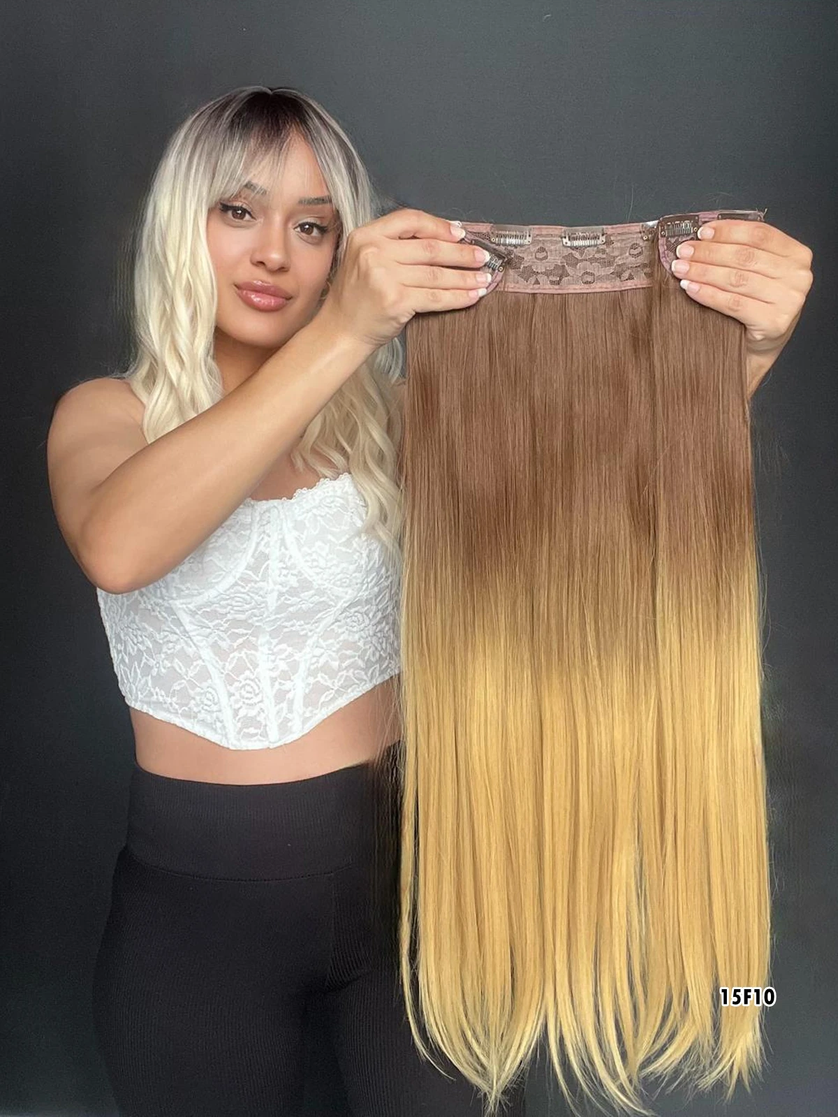 Düz Yarım Ay + 2 Yan Çıt Çıt