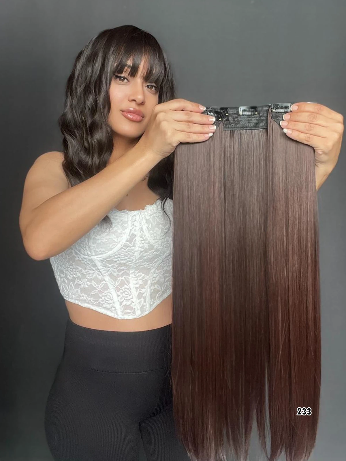 Düz Yarım Ay + 2 Yan Çıt Çıt