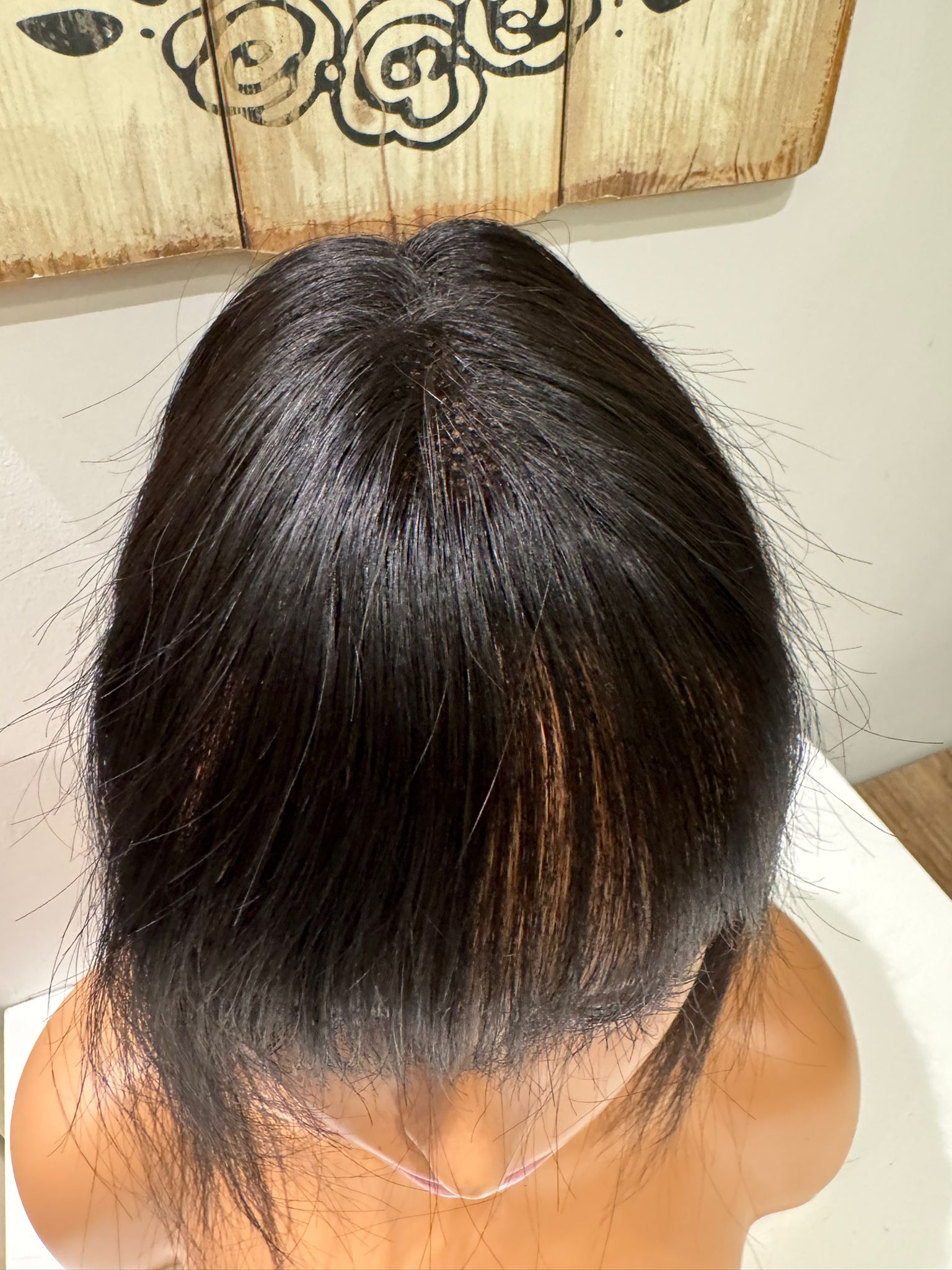 Tül  Tepelik Tepe kısmı özel Hava alır tepe Gerçek saçtan özel üretim 13