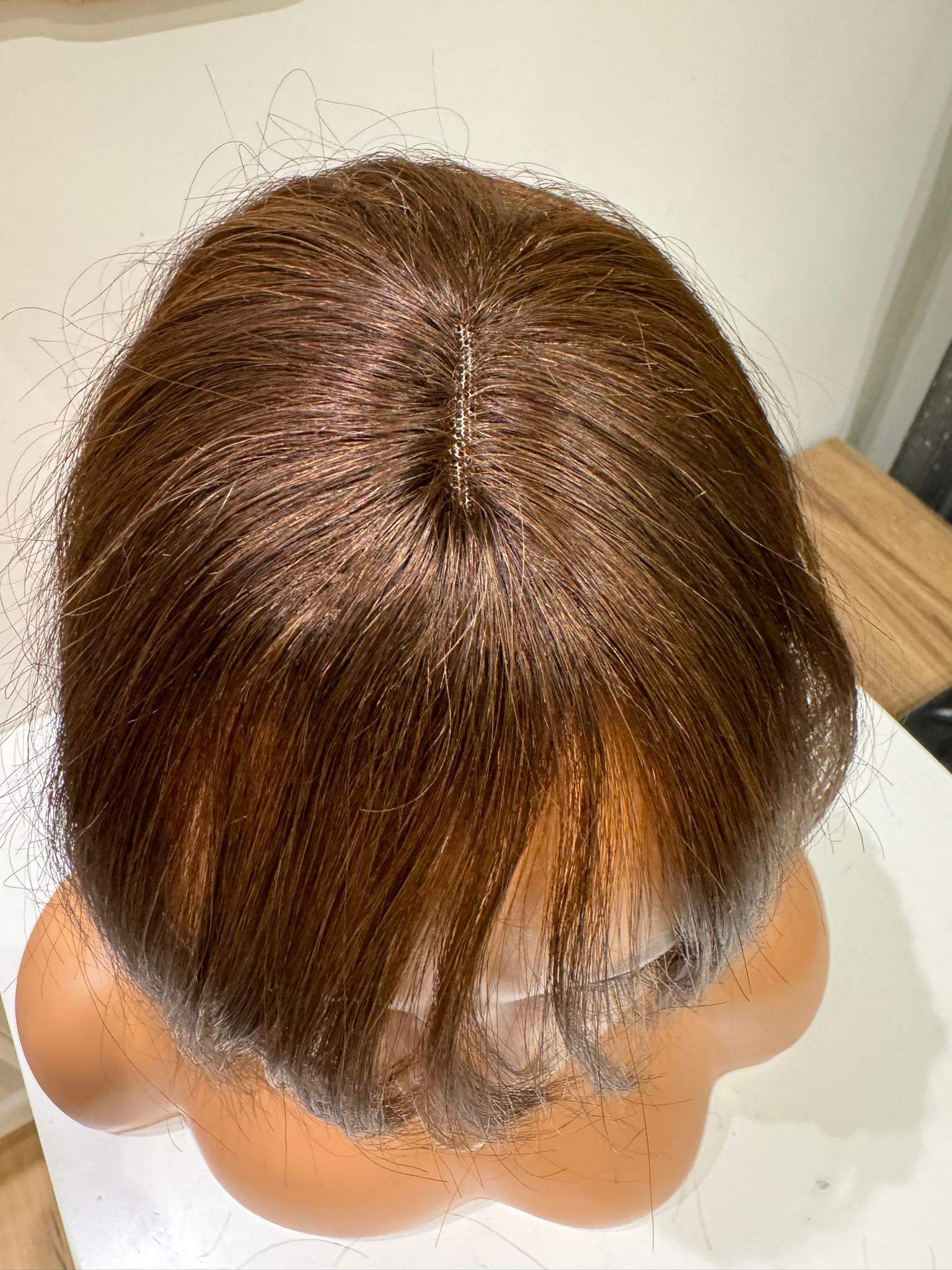 Tül  Tepelik Tepe kısmı özel Hava alır tepe Gerçek saçtan özel üretim 23