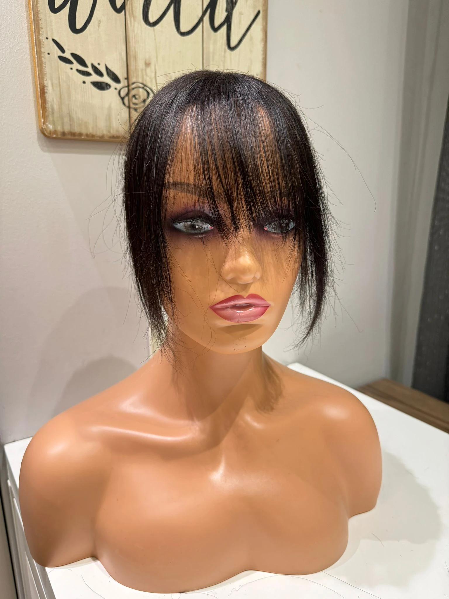 Tül  Tepelik Tepe kısmı özel Hava alır tepe Gerçek saçtan özel üretim 27