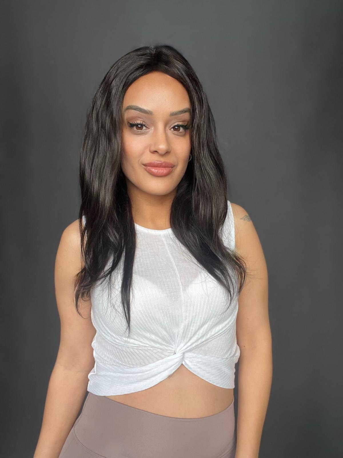 Doğal Ton Boyasız Her yöne ayrım yapılabilen Hayalet Tül peruk