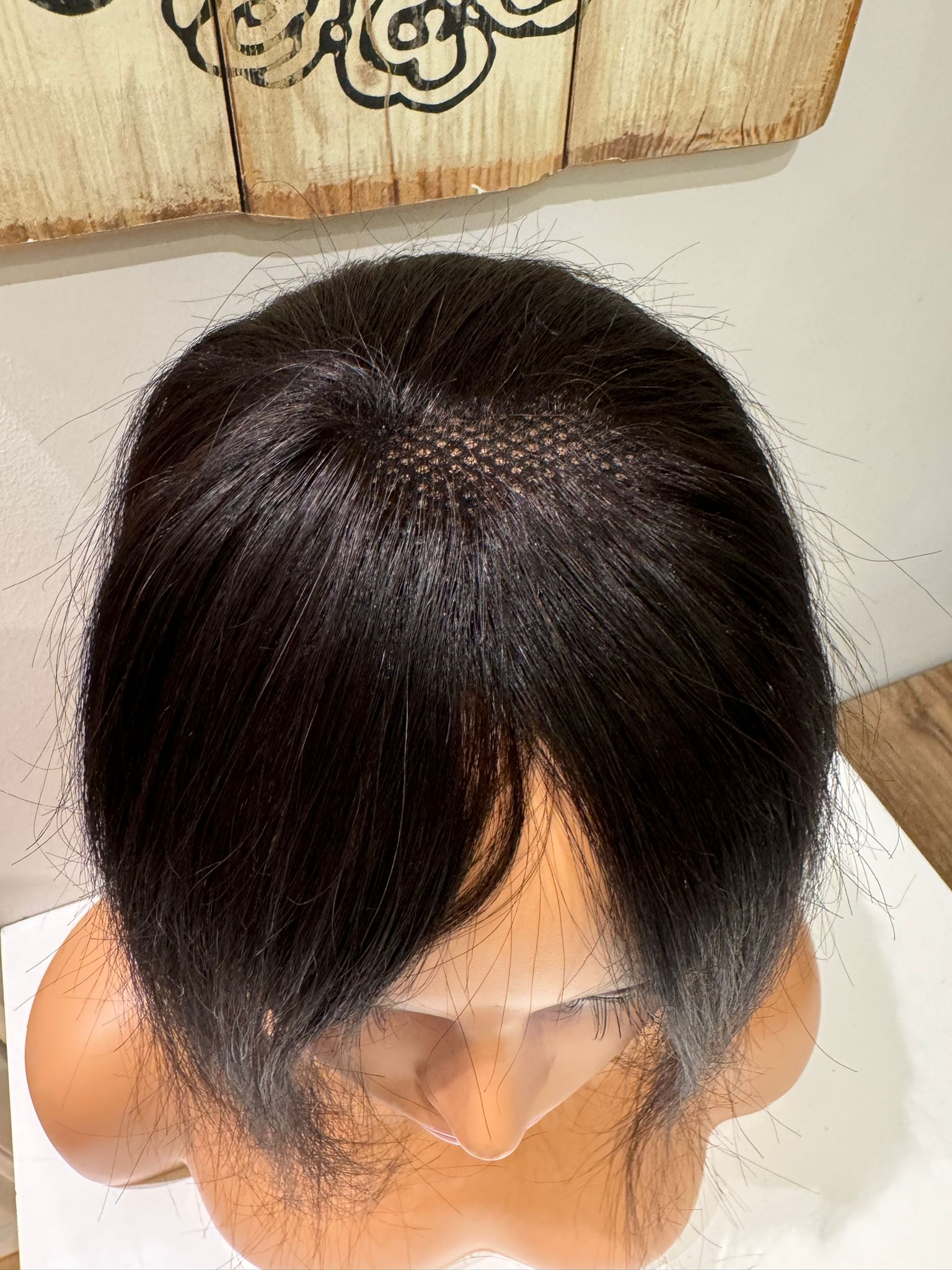 Tül  Tepelik Tepe kısmı özel Hava alır tepe Gerçek saçtan özel üretim 7