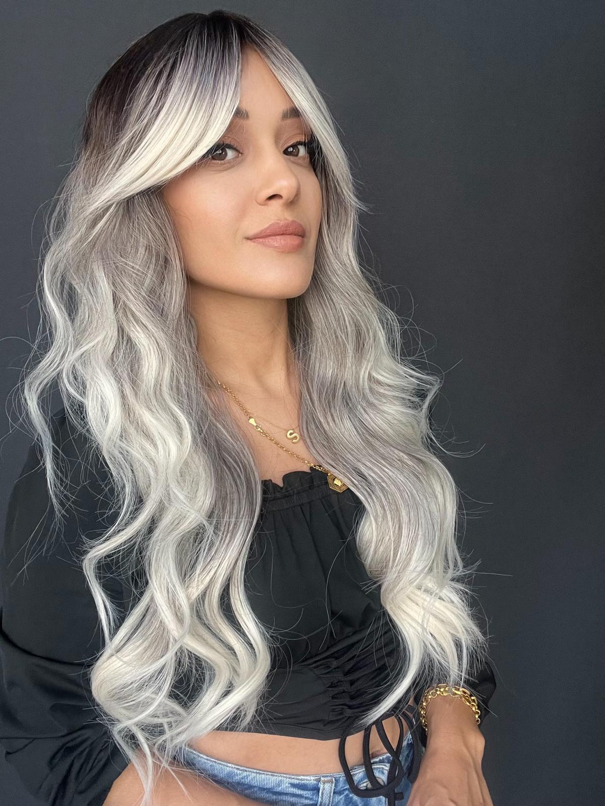 Gerçek Saç dokusunda Fiber Medikal peruk