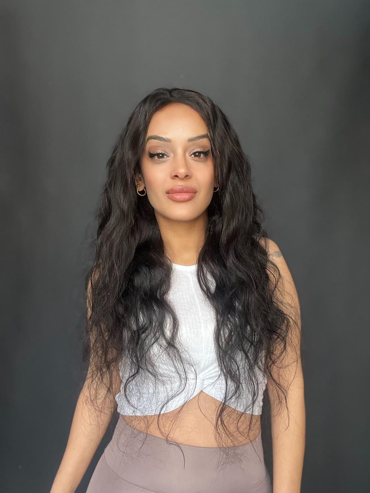 Doğal Ton Boyasız Her yöne ayrım yapılabilen Hayalet Tül peruk