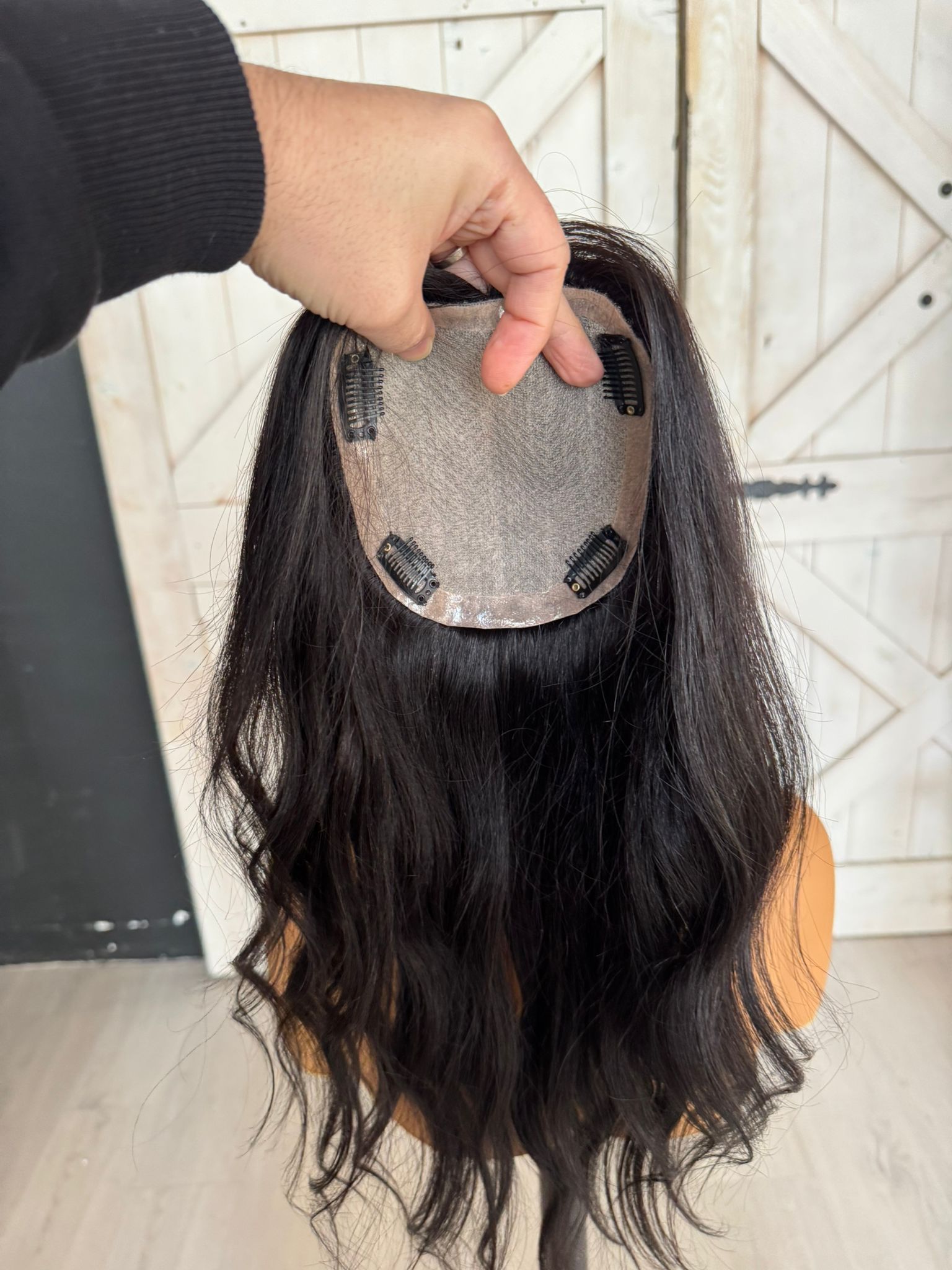 Baby İpek Taban Tepelik 13x14 cm geniş taban 60cm 100gr Doğal ton