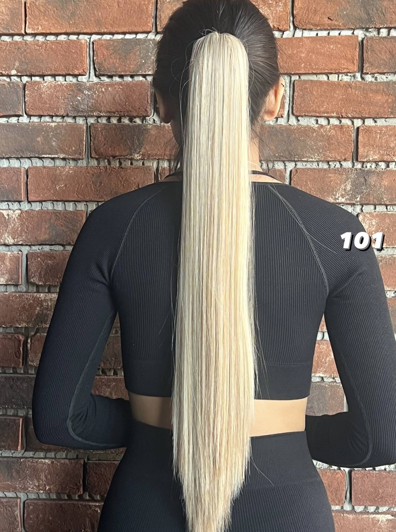 Tokalı Düz At Kuyruğu - Açık röfleli