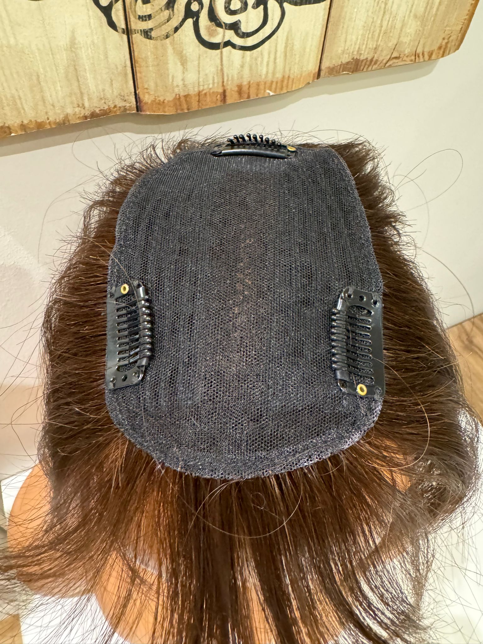 Tül  Tepelik Tepe kısmı özel Hava alır tepe Gerçek saçtan özel üretim 12