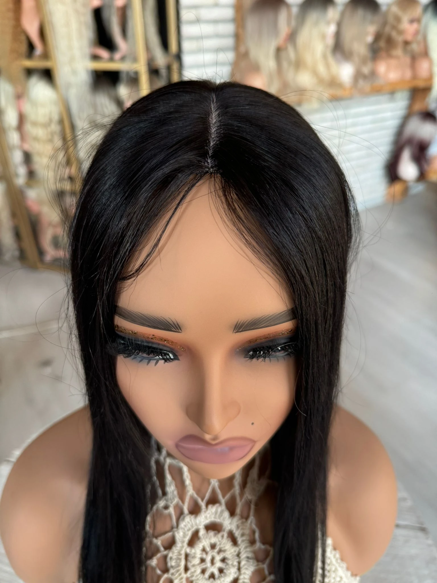 Baby İpek Taban Tepelik 13x14 cm geniş taban 60cm 100gr Doğal ton