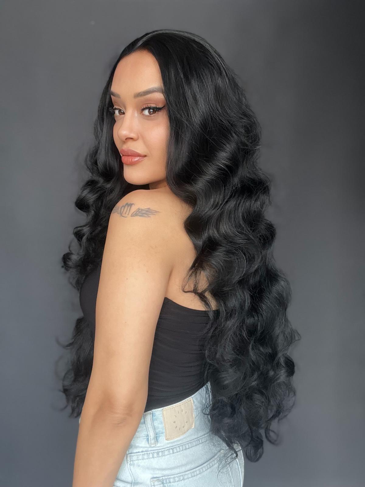 Full Tül peruk Heryöne ayrım yapılır toplanır Dalgalı Dansöz Boy tül peruk