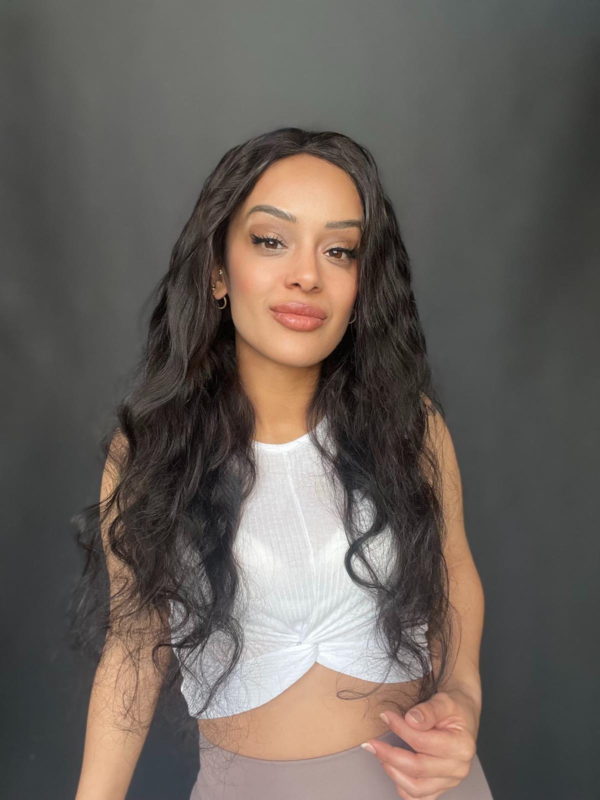 Doğal Ton Boyasız Her yöne ayrım yapılabilen Hayalet Tül peruk