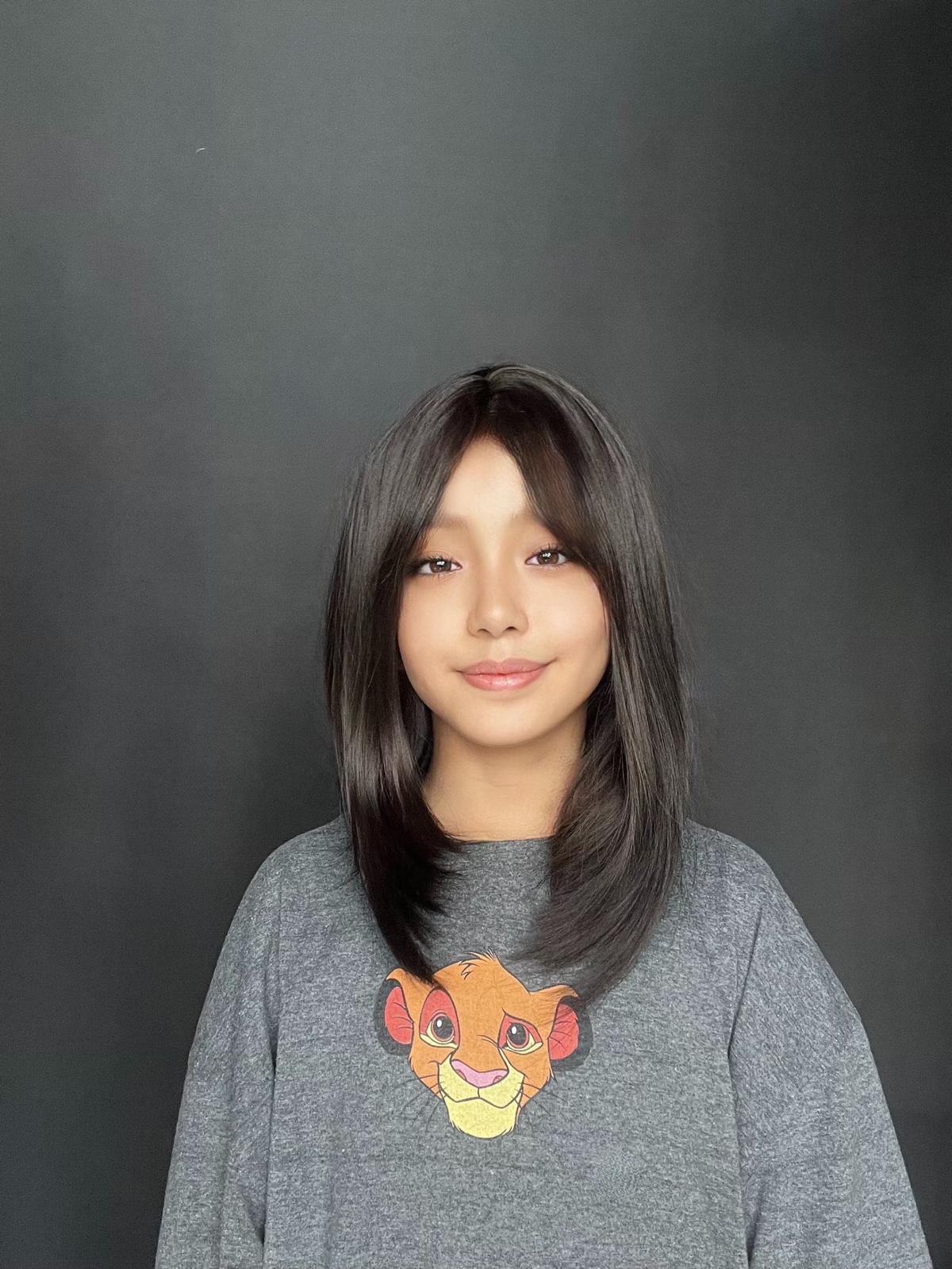 Çocuklar için üretilmiş özel kalıp peruk