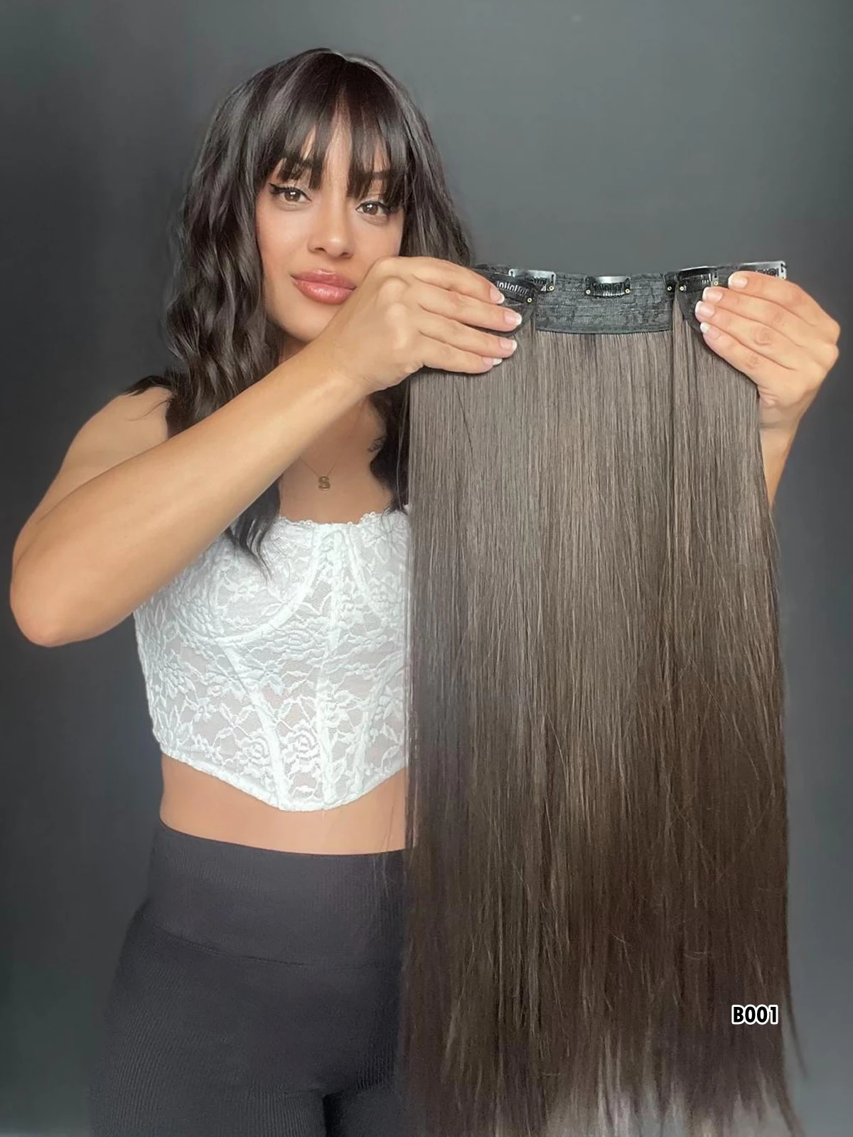 Düz Yarım Ay + 2 Yan Çıt Çıt