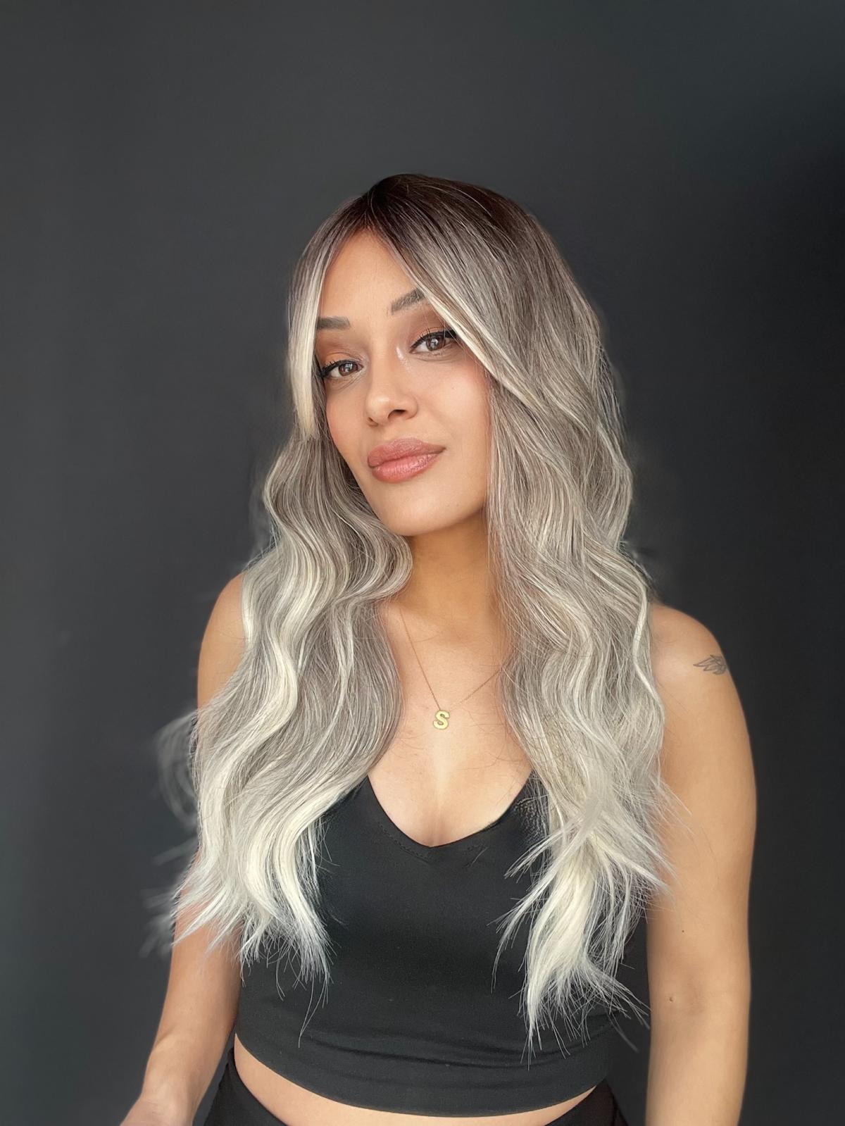 Gerçek Saç dokusunda Fiber Medikal peruk