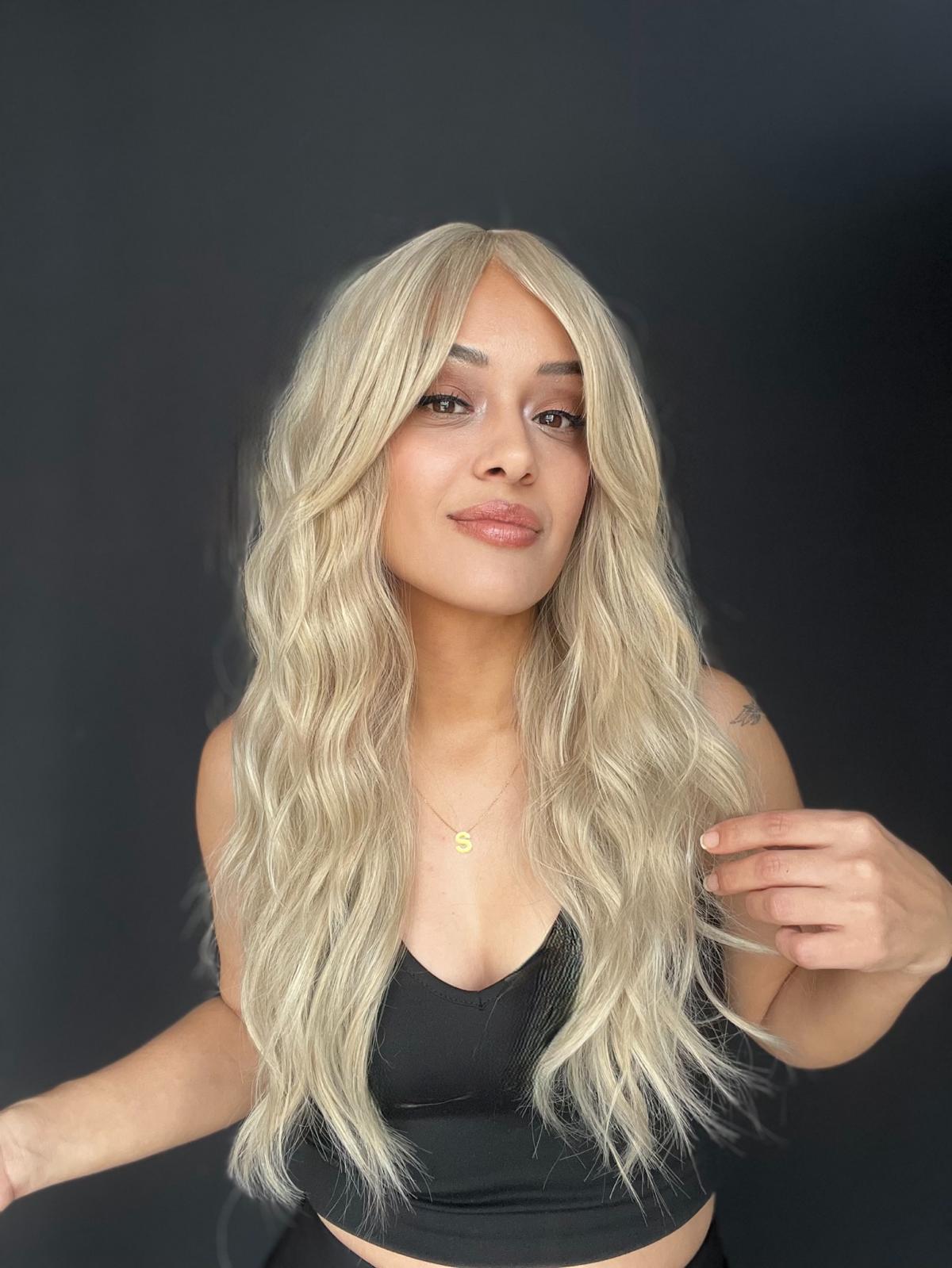 Gerçek Saç dokusunda Fiber Medikal peruk