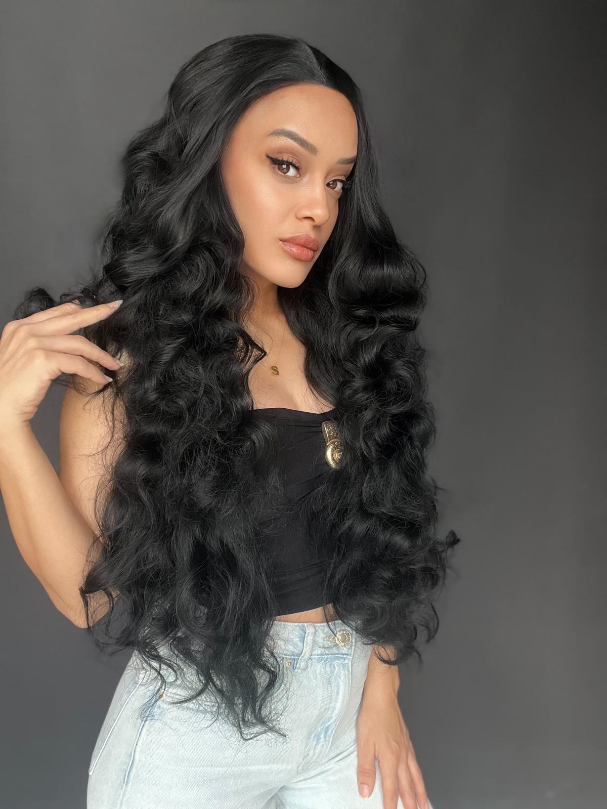 Full Tül peruk Heryöne ayrım yapılır toplanır Dalgalı Dansöz Boy tül peruk