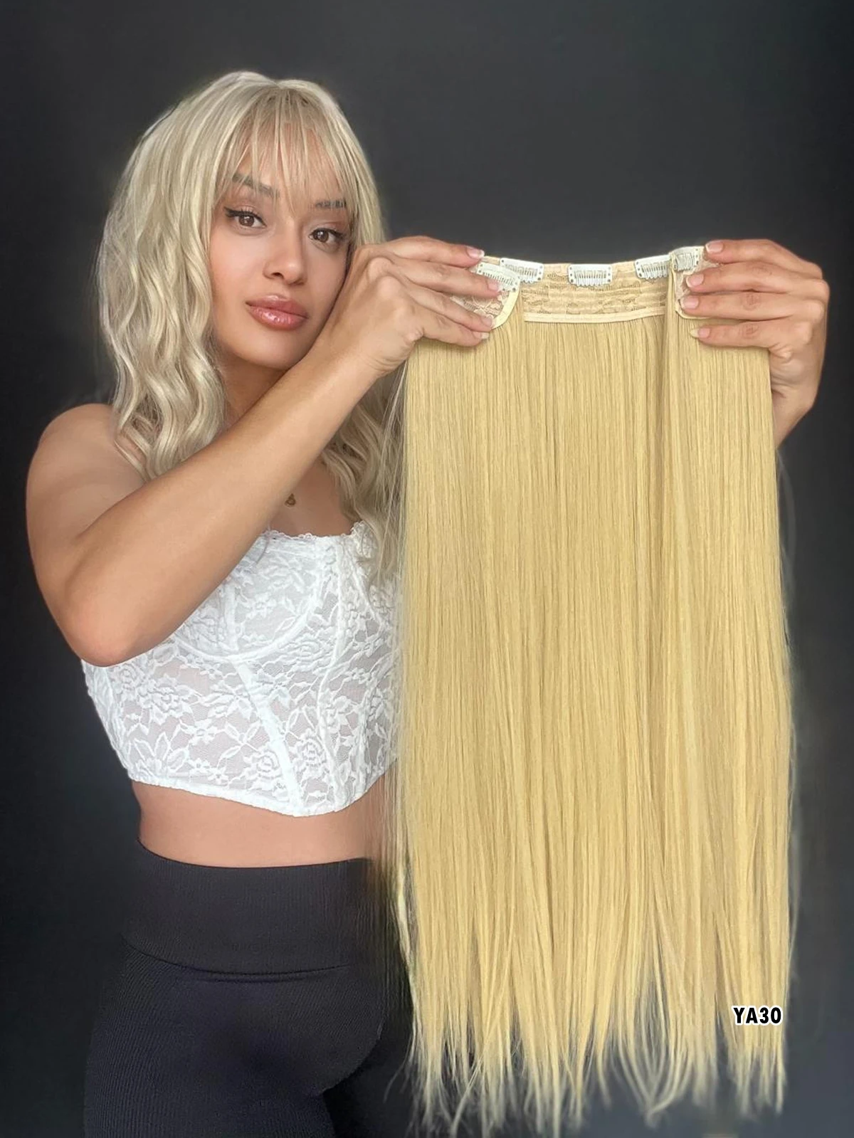 Düz Yarım Ay + 2 Yan Çıt Çıt