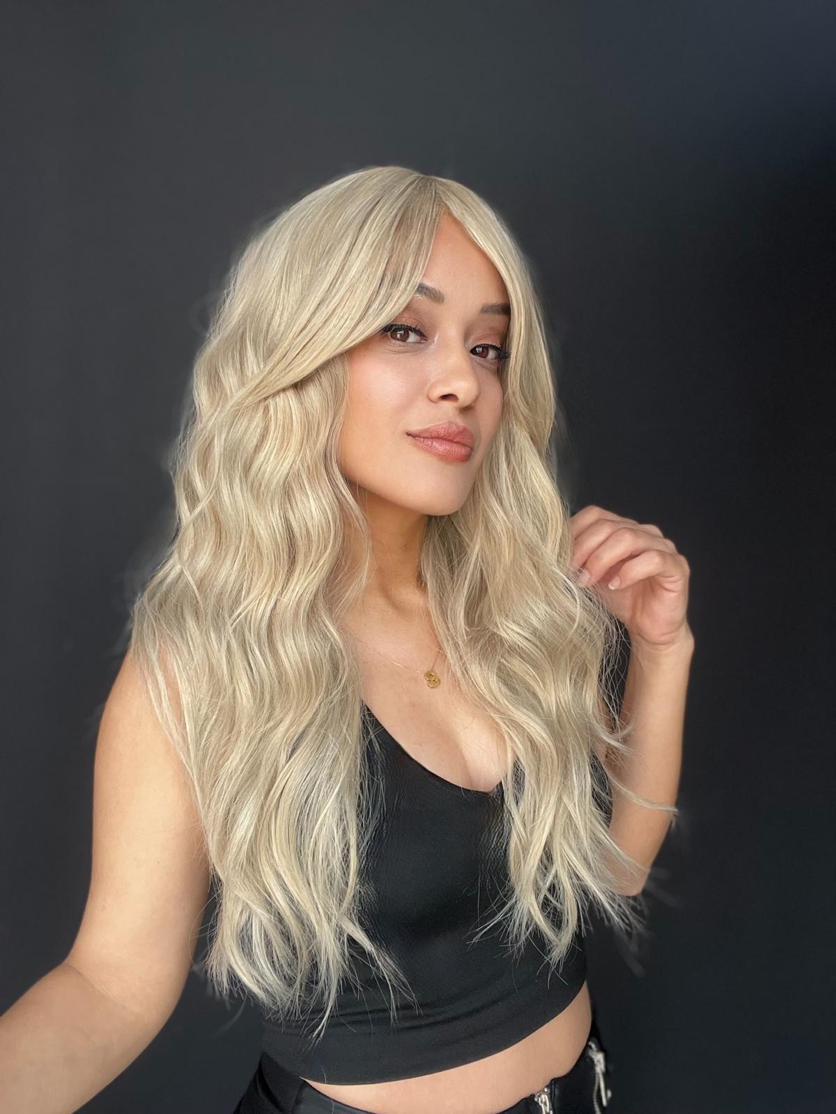 Gerçek Saç dokusunda Fiber Medikal peruk