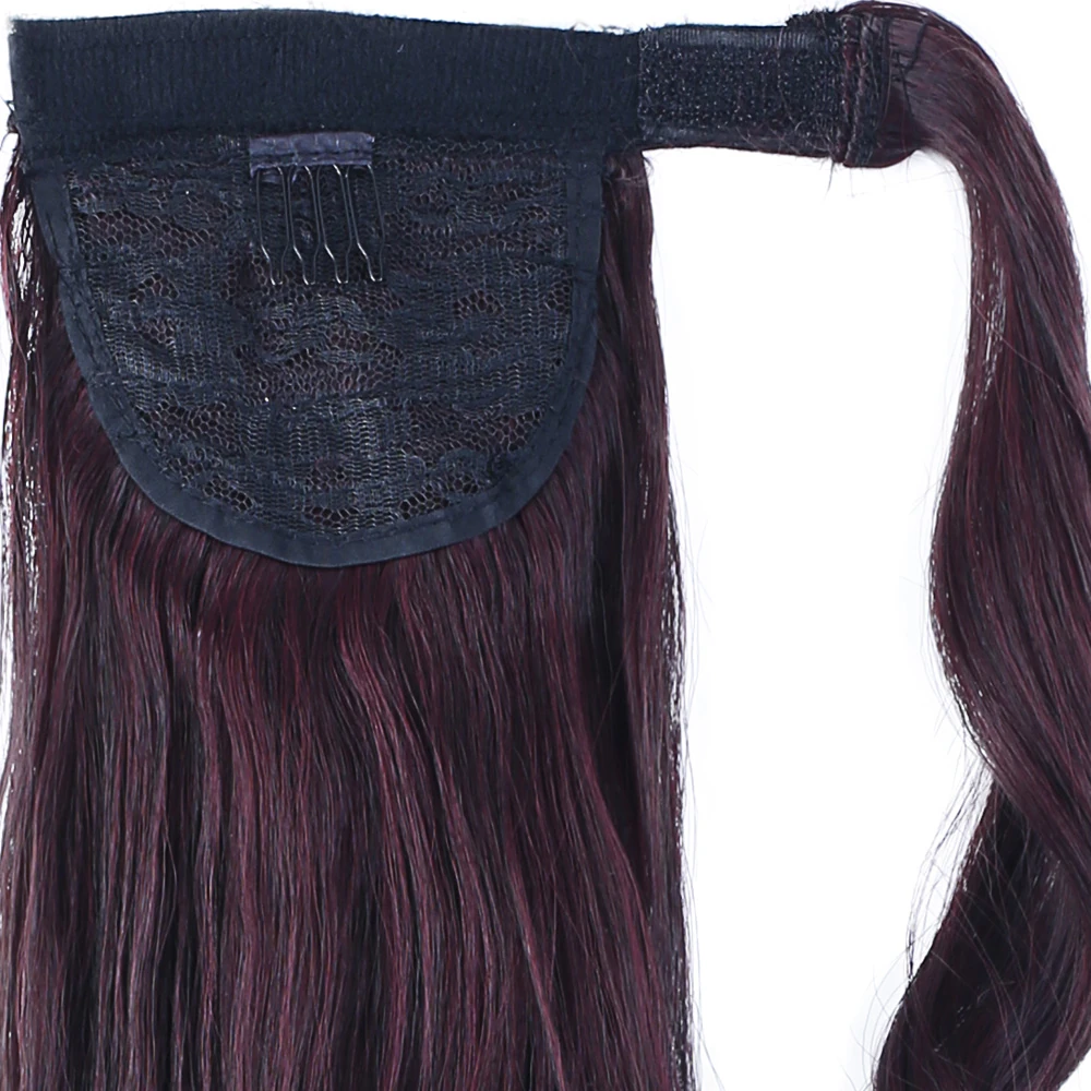 Bağcıklı Dalgalı At Kuyruğu - Koyu Kızıl