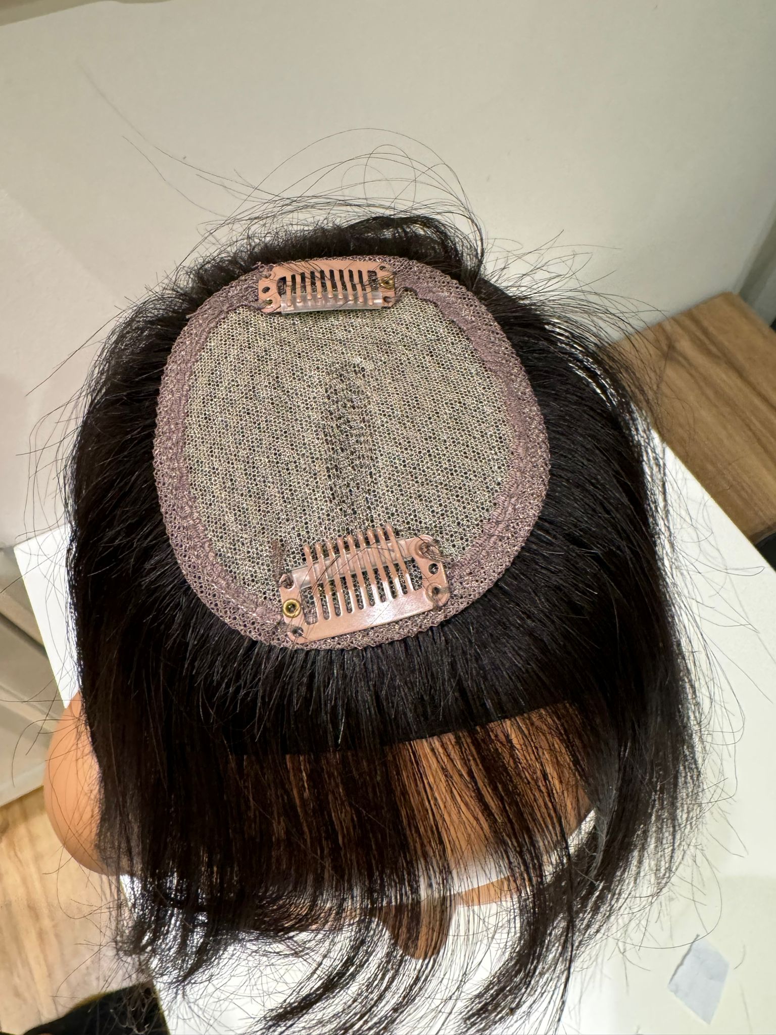 Tül  Tepelik Tepe kısmı özel Hava alır tepe Gerçek saçtan özel üretim 24