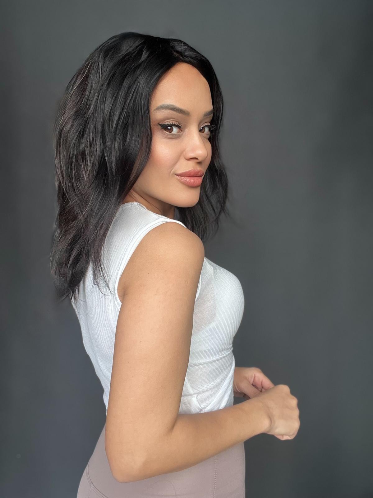 Doğal Ton Boyasız Her yöne ayrım yapılabilen Hayalet Tül peruk