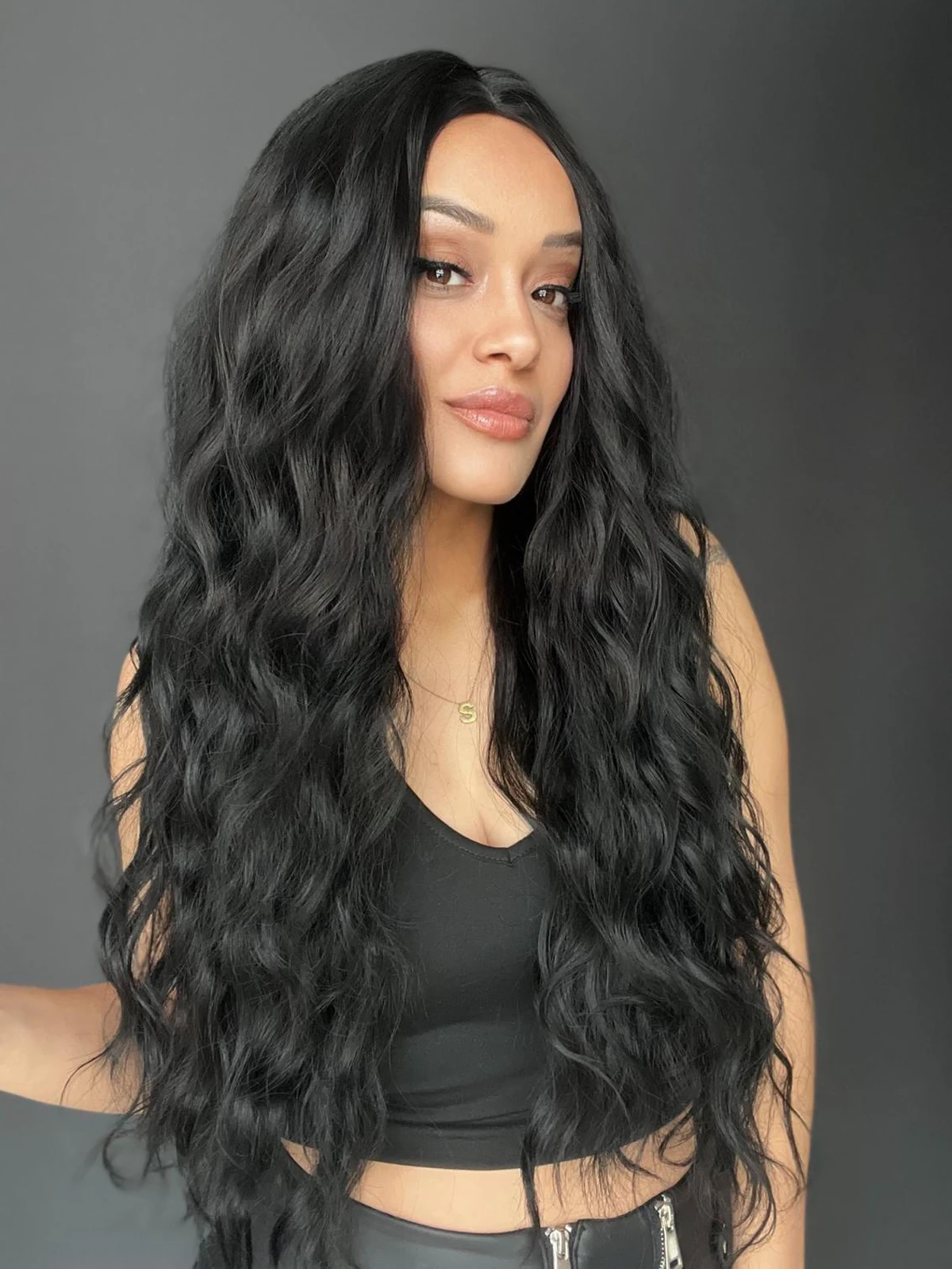 Uzun Doğal Su dalgalı Perçemsiz Tepesi Baş derisi görünümlü Yeni sezon