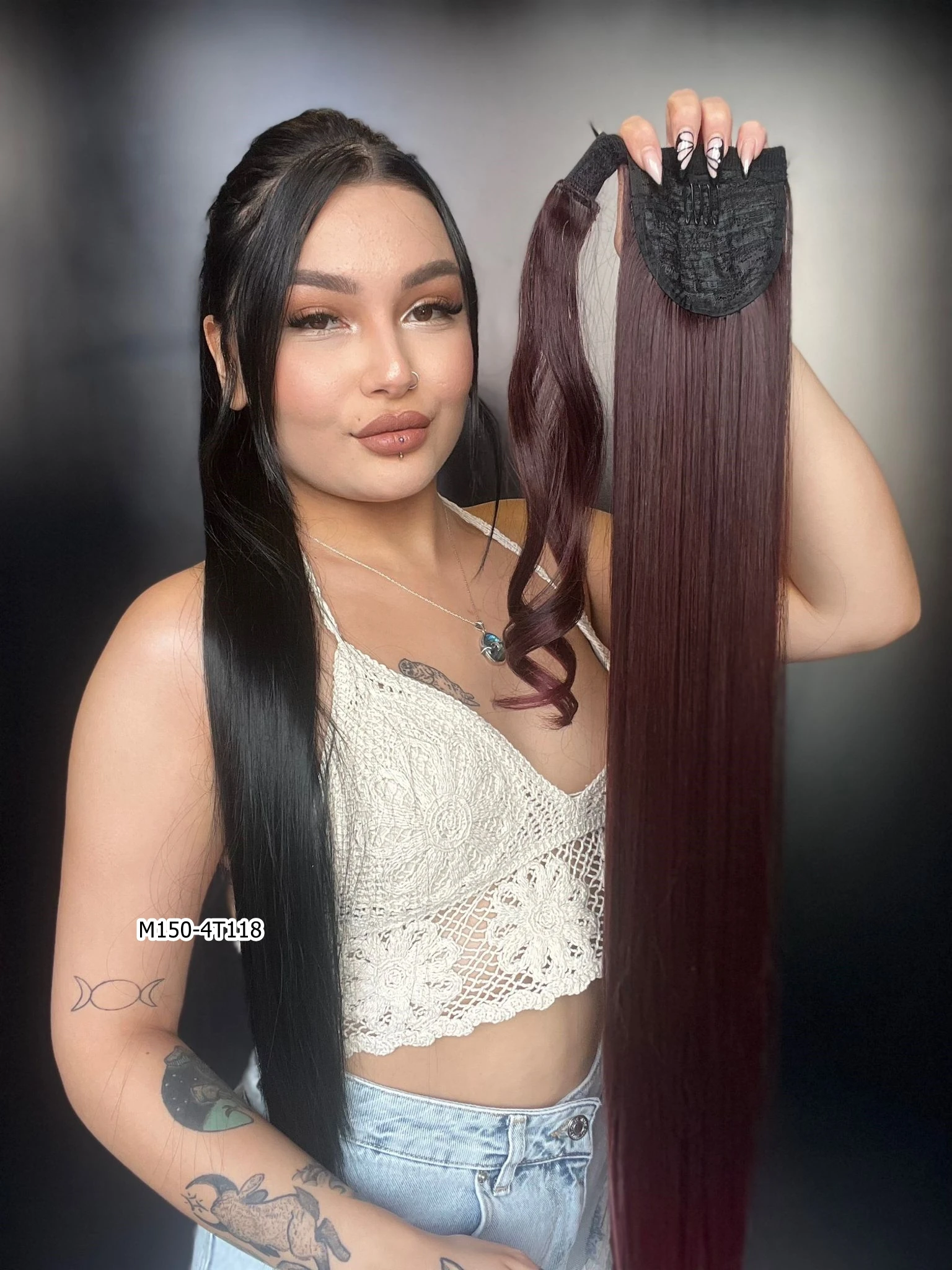 Cırtcırtlı Düz At Kuyruğu - Koyu Kızıl