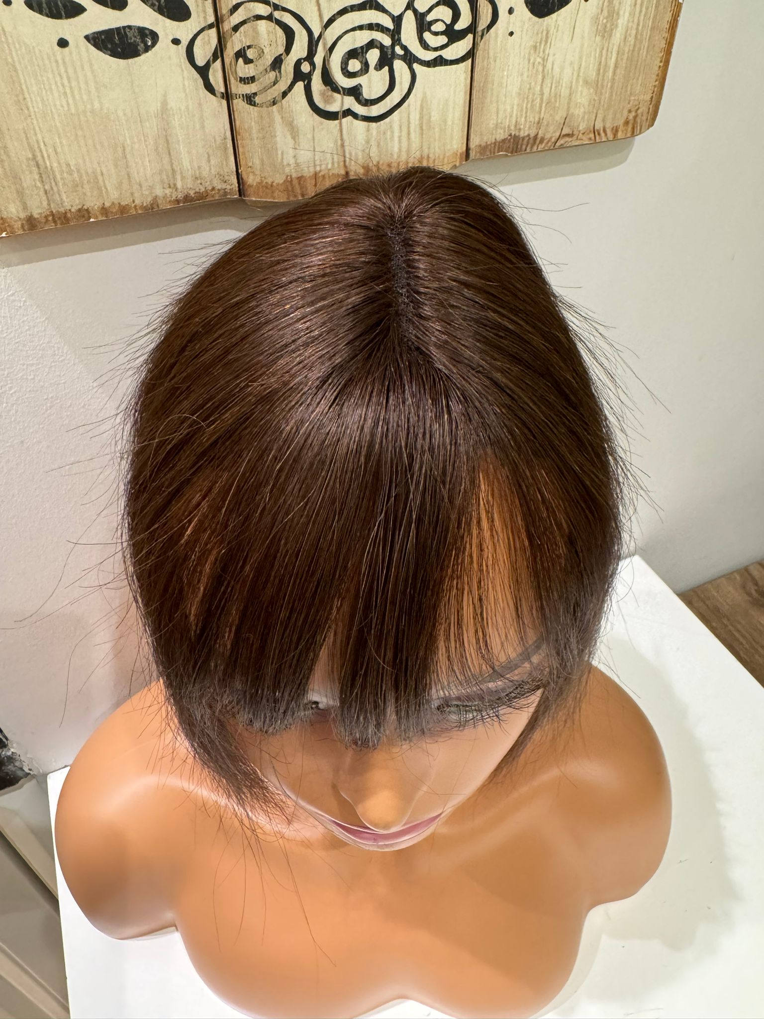 Tül  Tepelik Tepe kısmı özel Hava alır tepe Gerçek saçtan özel üretim 12