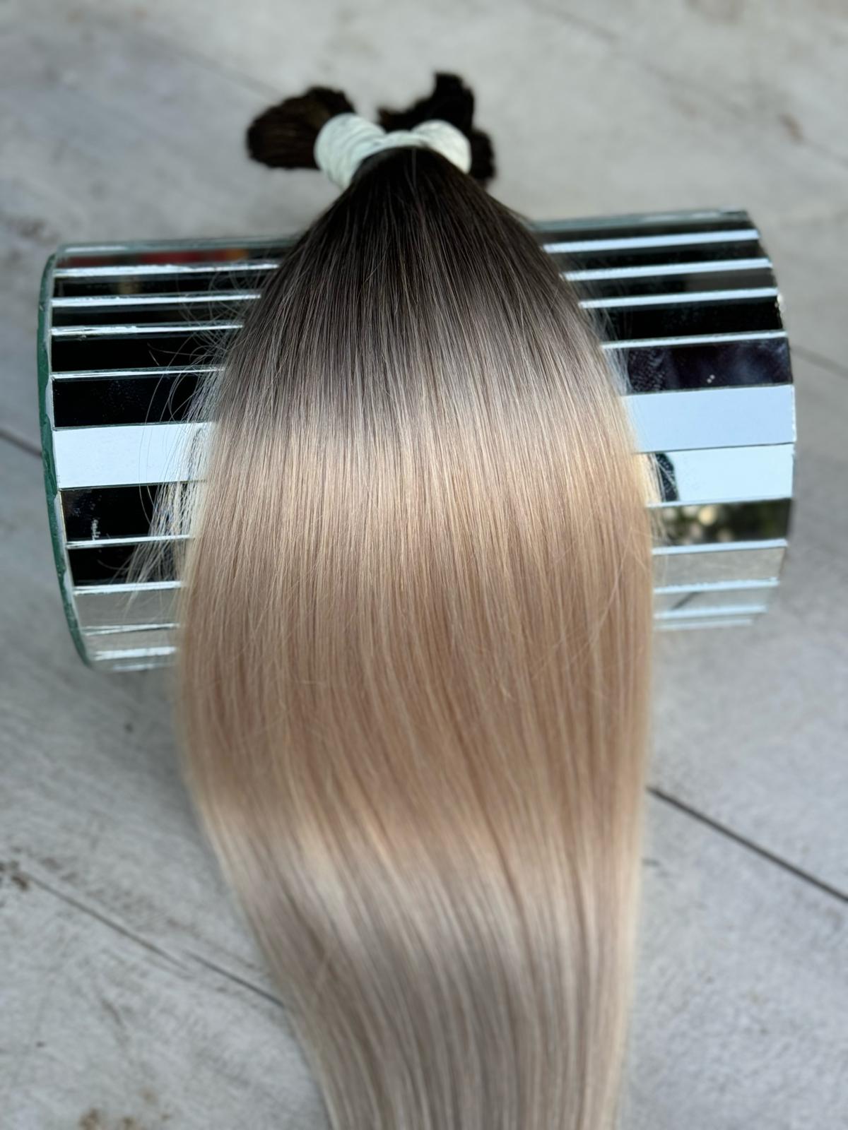 T1B-Silver 70 cm uzunlukta 200 gram Bogum ham saç .İstediğiniz ürün size özel atölyede hazırlanır