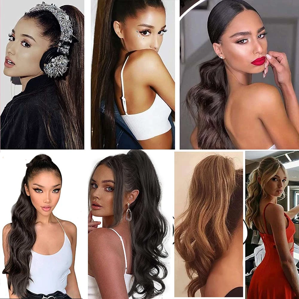 Bağcıklı Dalgalı At Kuyruğu - Koyu Kahve