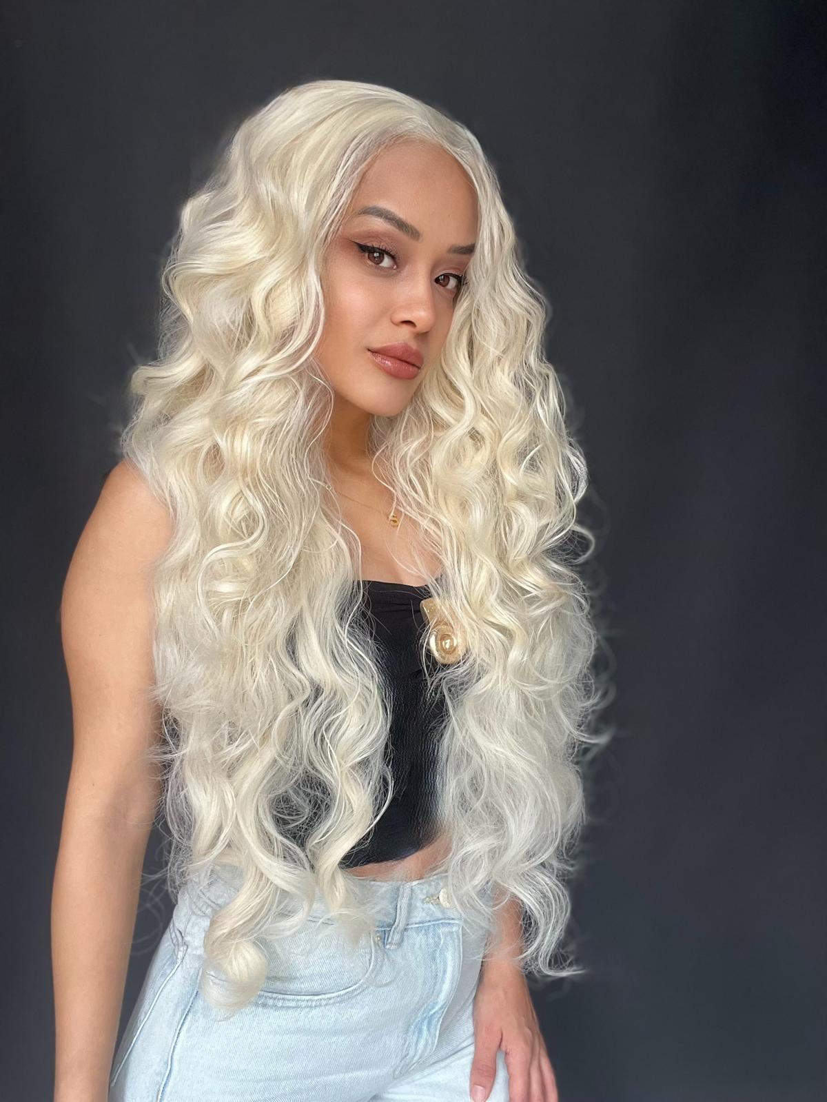 Full Tül peruk Heryöne ayrım yapılır toplanır Dalgalı Dansöz Boy tül peruk