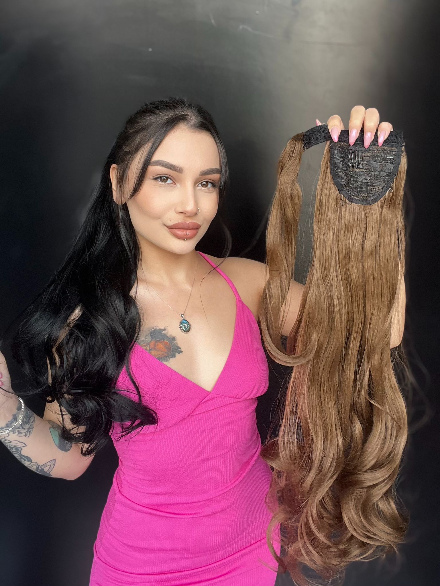 Cırcırtlı Bağcıklı At Kuyruğu Tak çık  Kumral