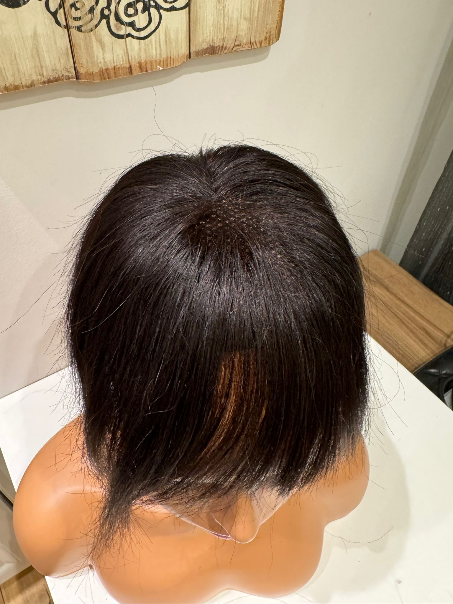 Tül  Tepelik Tepe kısmı özel Hava alır tepe Gerçek saçtan özel üretim 29