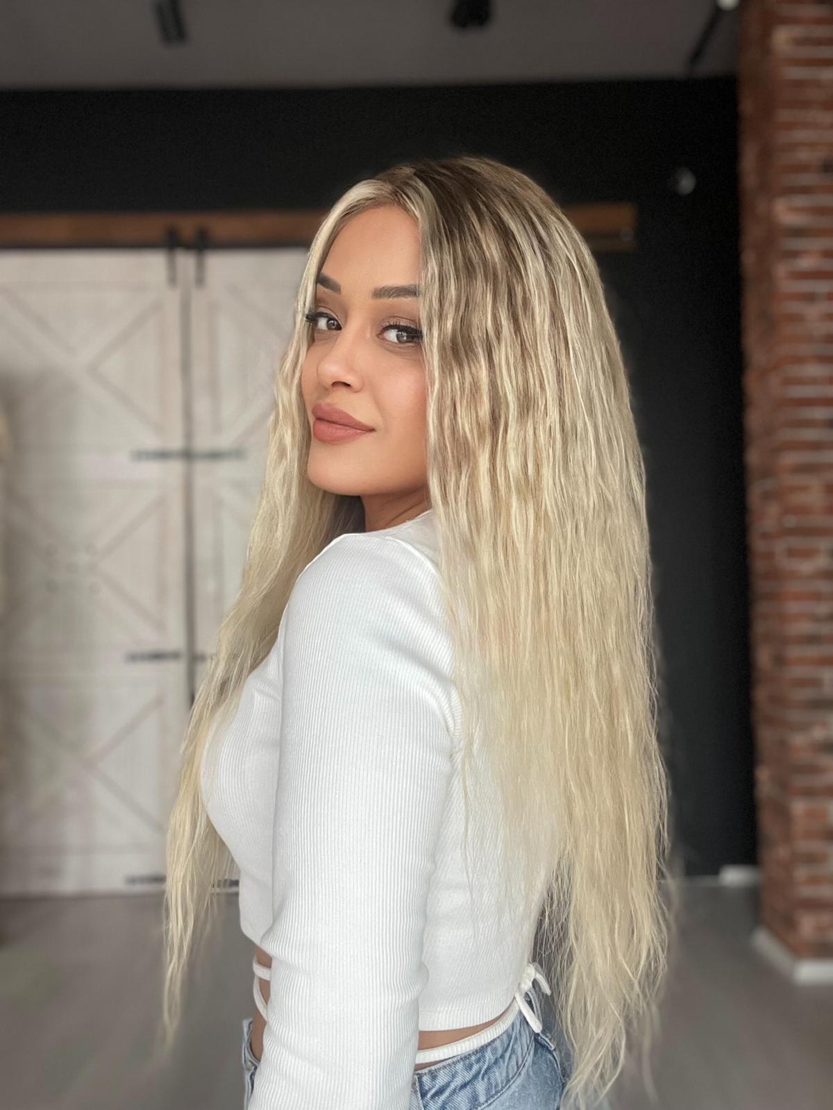 2025 Yeni Koleksiyon Qr Serisi.%100 Gerçek saç tül peruk