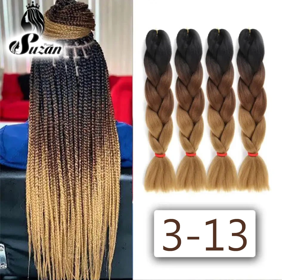 Afrika Örgüsü Ve Rasta İçin Sentetik Ombreli