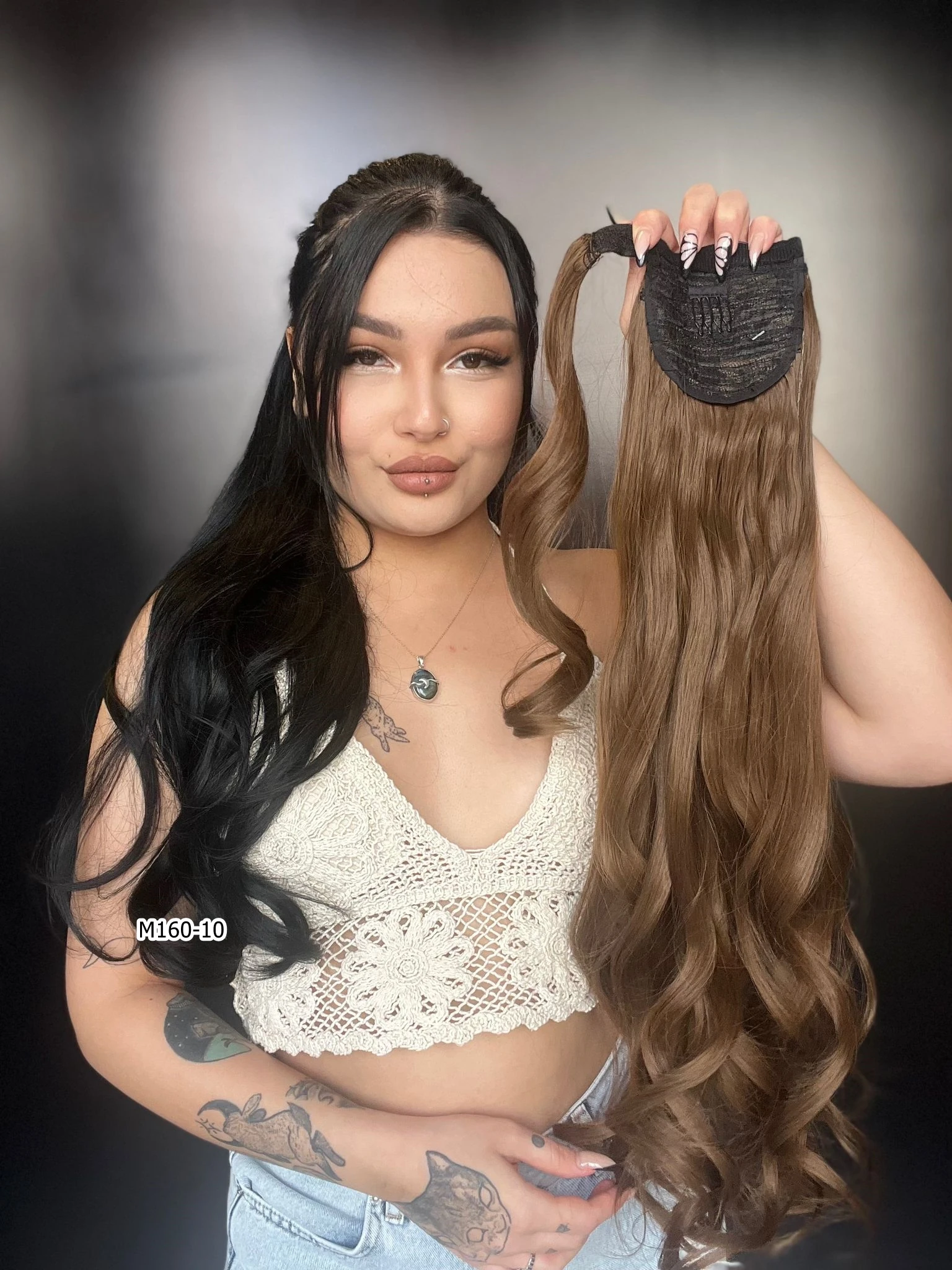 Bağcıklı Dalgalı At Kuyruğu - Kumral