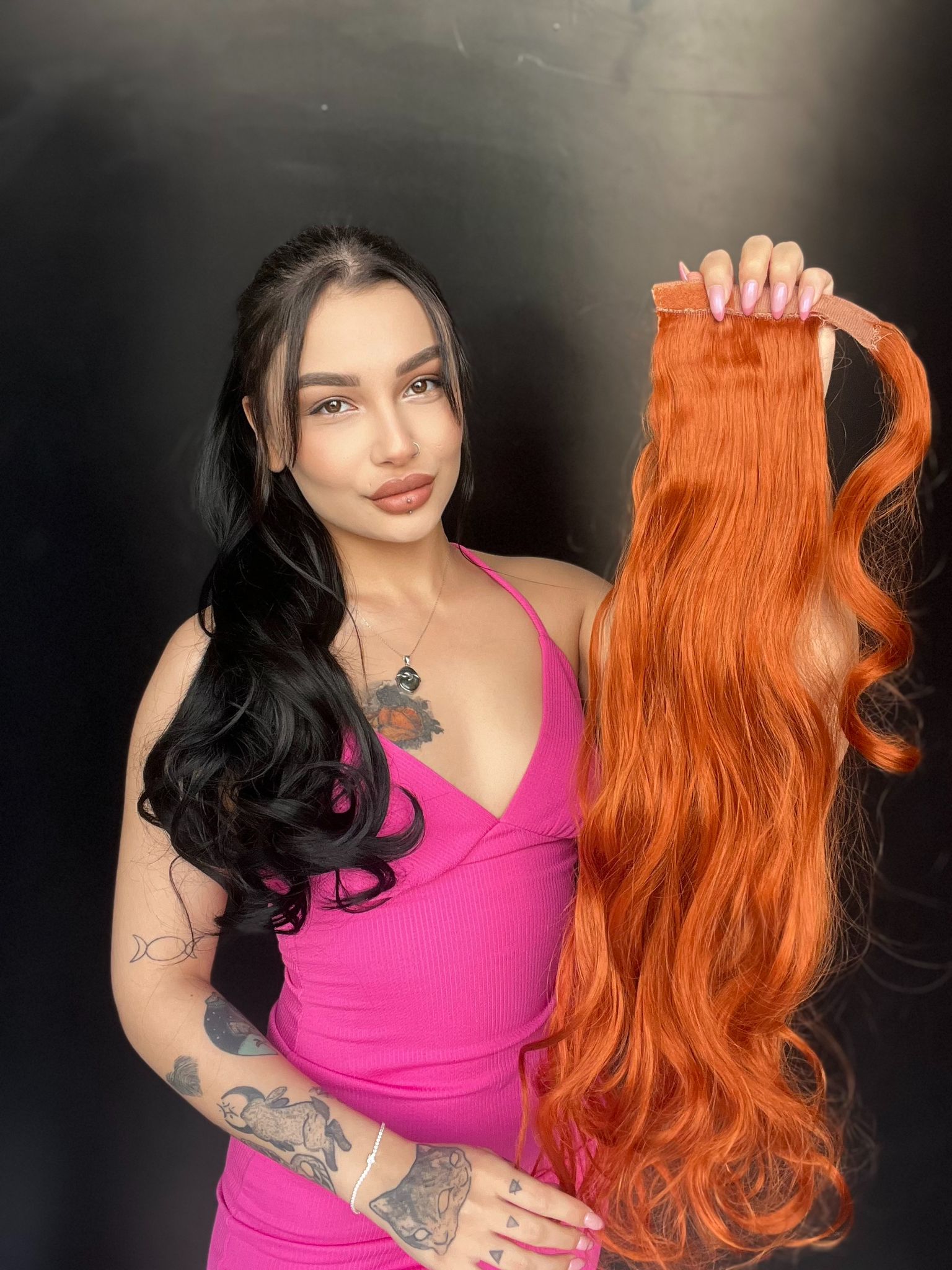 Cırcırtlı Bağcıklı At Kuyruğu Tak çık Bakır