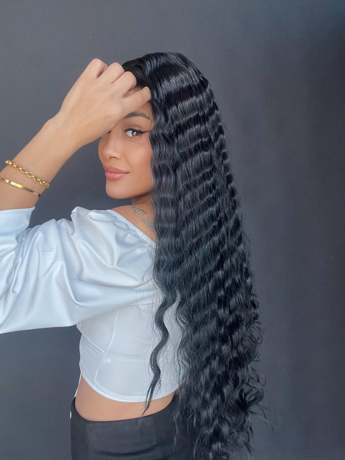 Tül Ön ve Tepe Bölgesi Hava Alan Peruk - Ortadan Ayrım