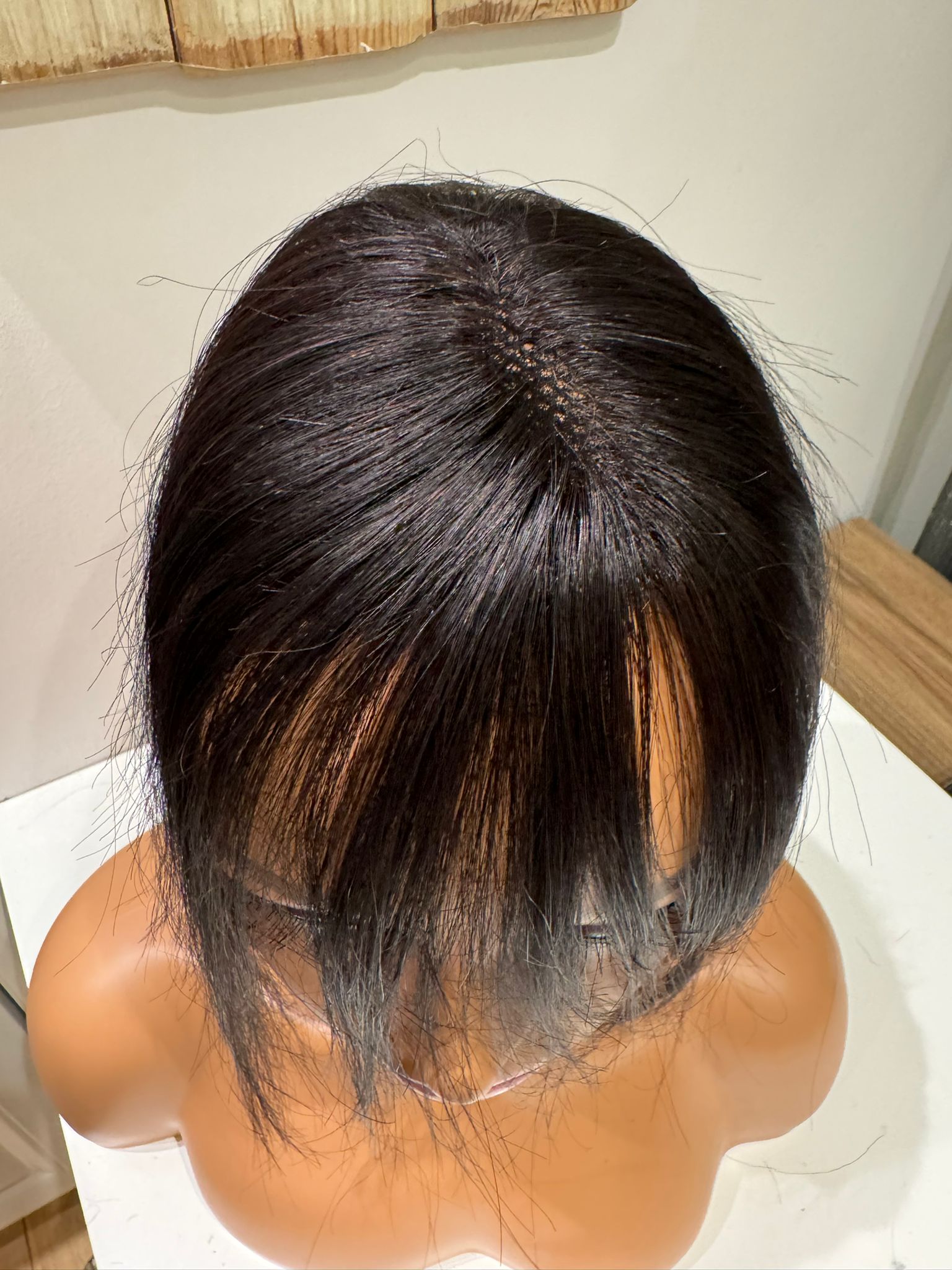 Tül  Tepelik Tepe kısmı özel Hava alır tepe Gerçek saçtan özel üretim 26