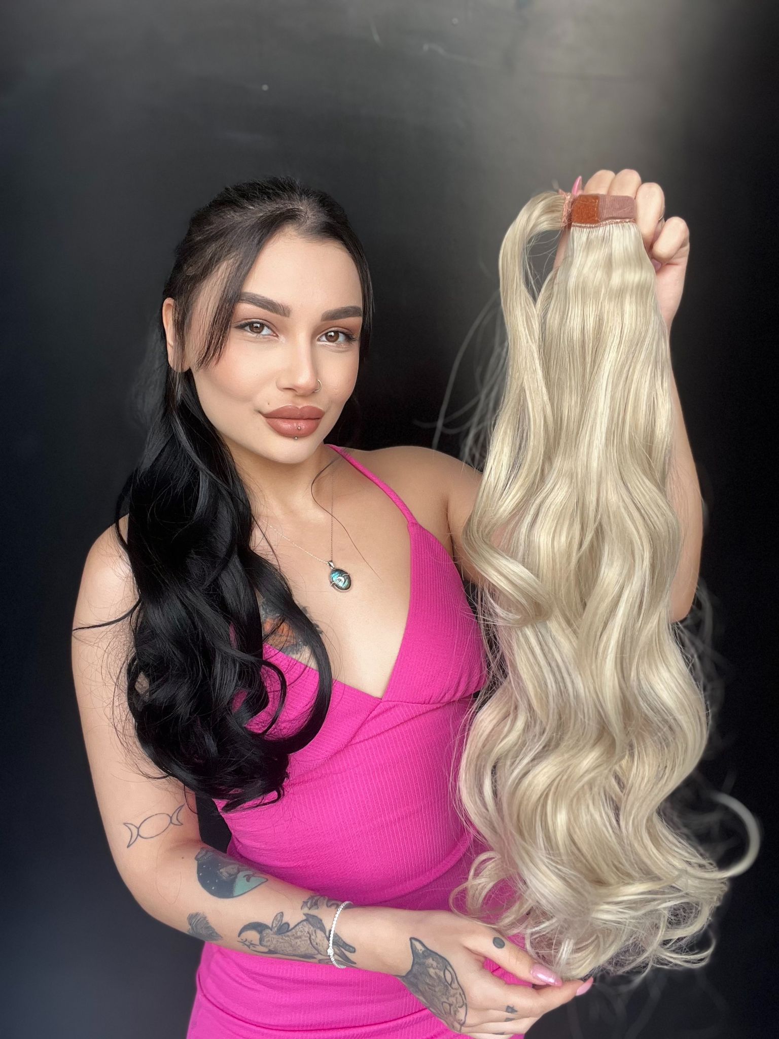 Cırcırtlı Bağcıklı At Kuyruğu Tak çık küllü sarı